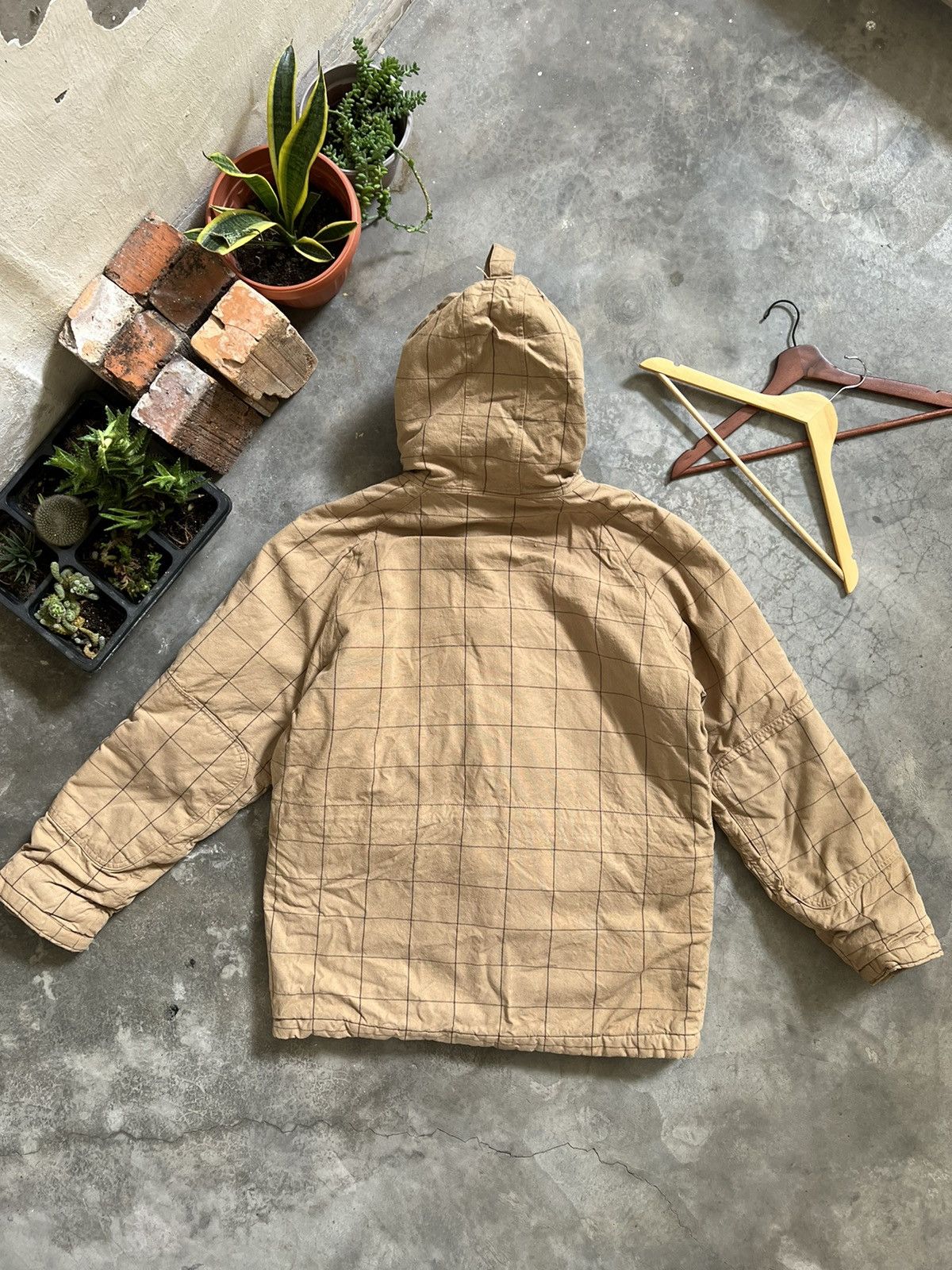 Japanese Brand × Vintage VINTAGE 🔥 Parkas Quilted Denim Hood Jacket Size US L / EU 52-54 / 3 - 3 Thumbnail