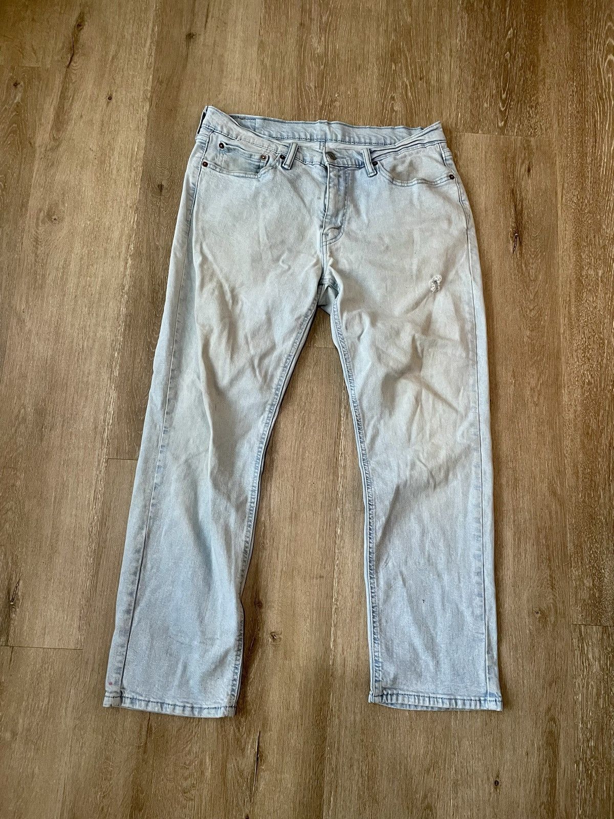 Levi’s 505 Original Blue to White Faded Vintage Jeans