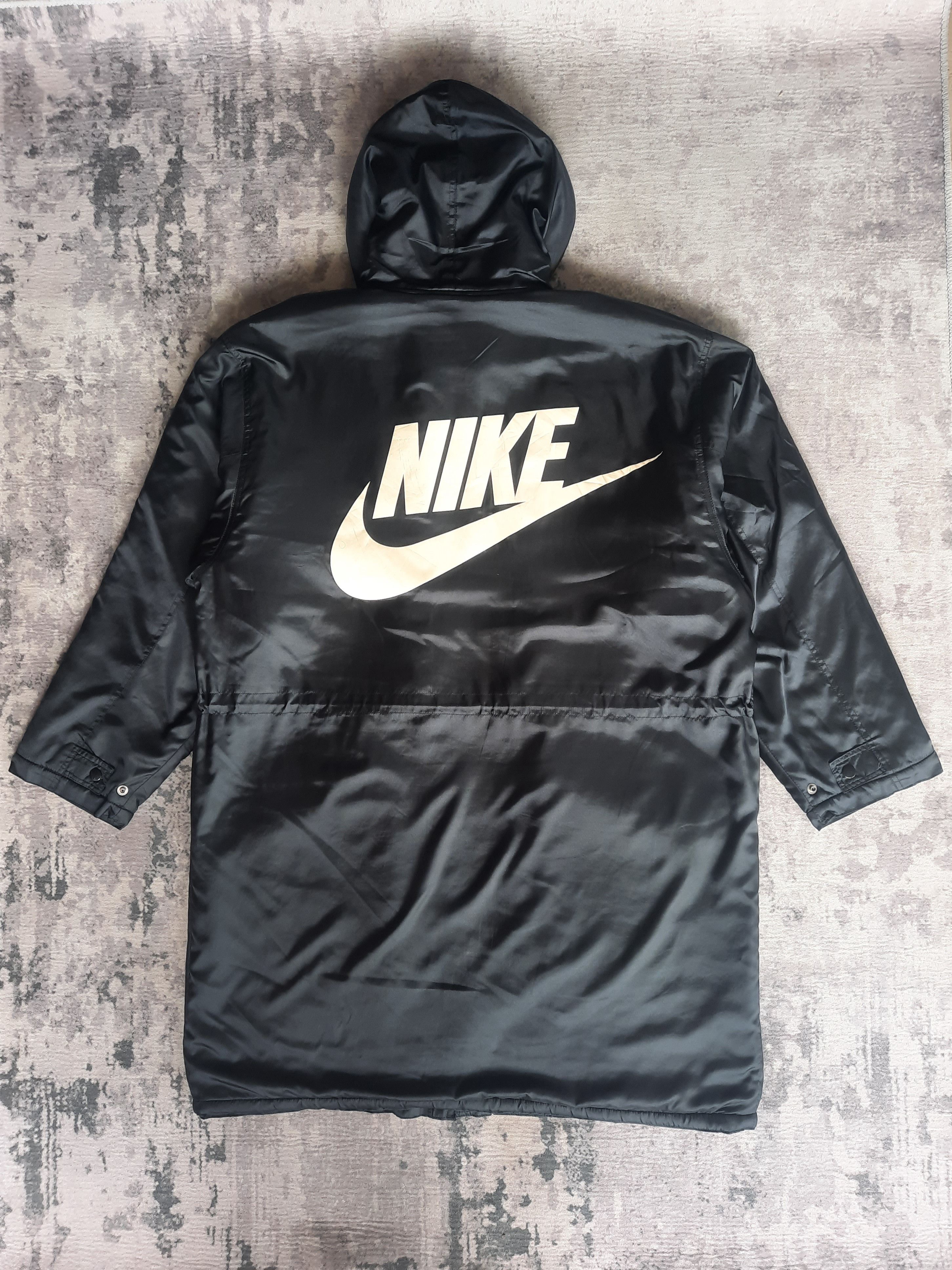 Nike 🔥Vintage nike hoodie big logo parka jacket Size US L / EU 52-54 / 3 - 2 Thumbnail