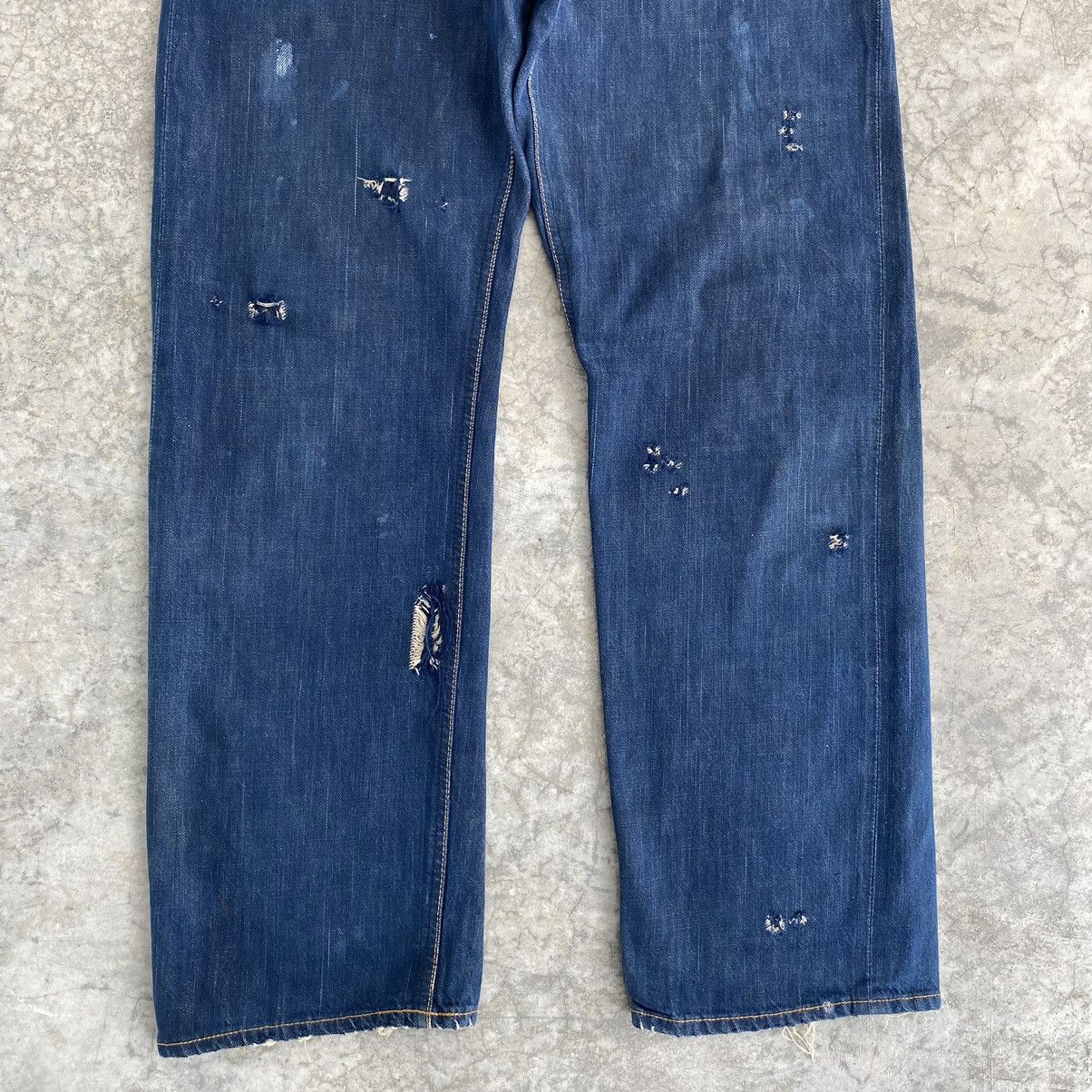 Bape 50’s Inspired Nigo Era Bape Busy Works Selvedge Jeans Size US 31 - 7 Thumbnail