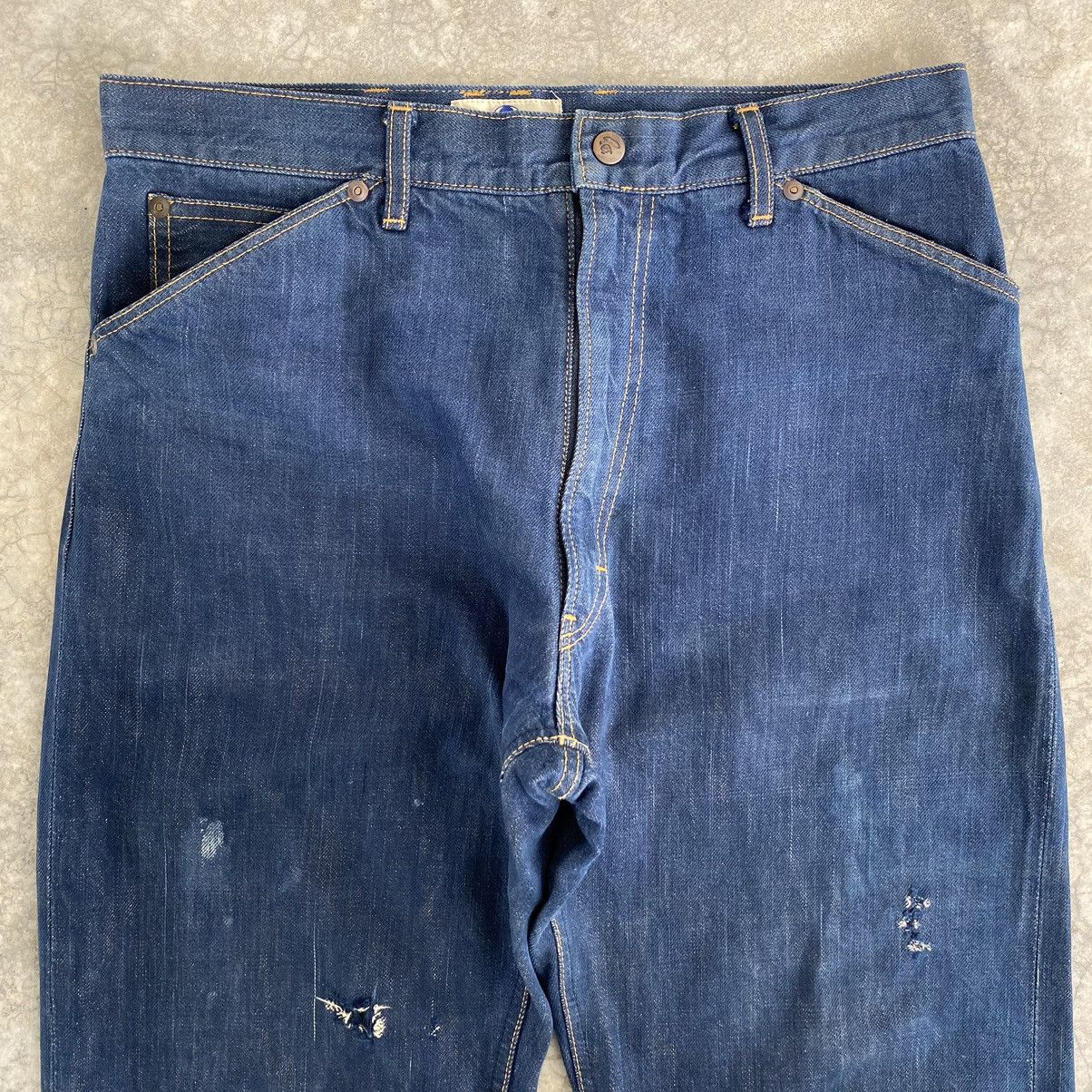 Bape 50’s Inspired Nigo Era Bape Busy Works Selvedge Jeans Size US 31 - 10 Thumbnail