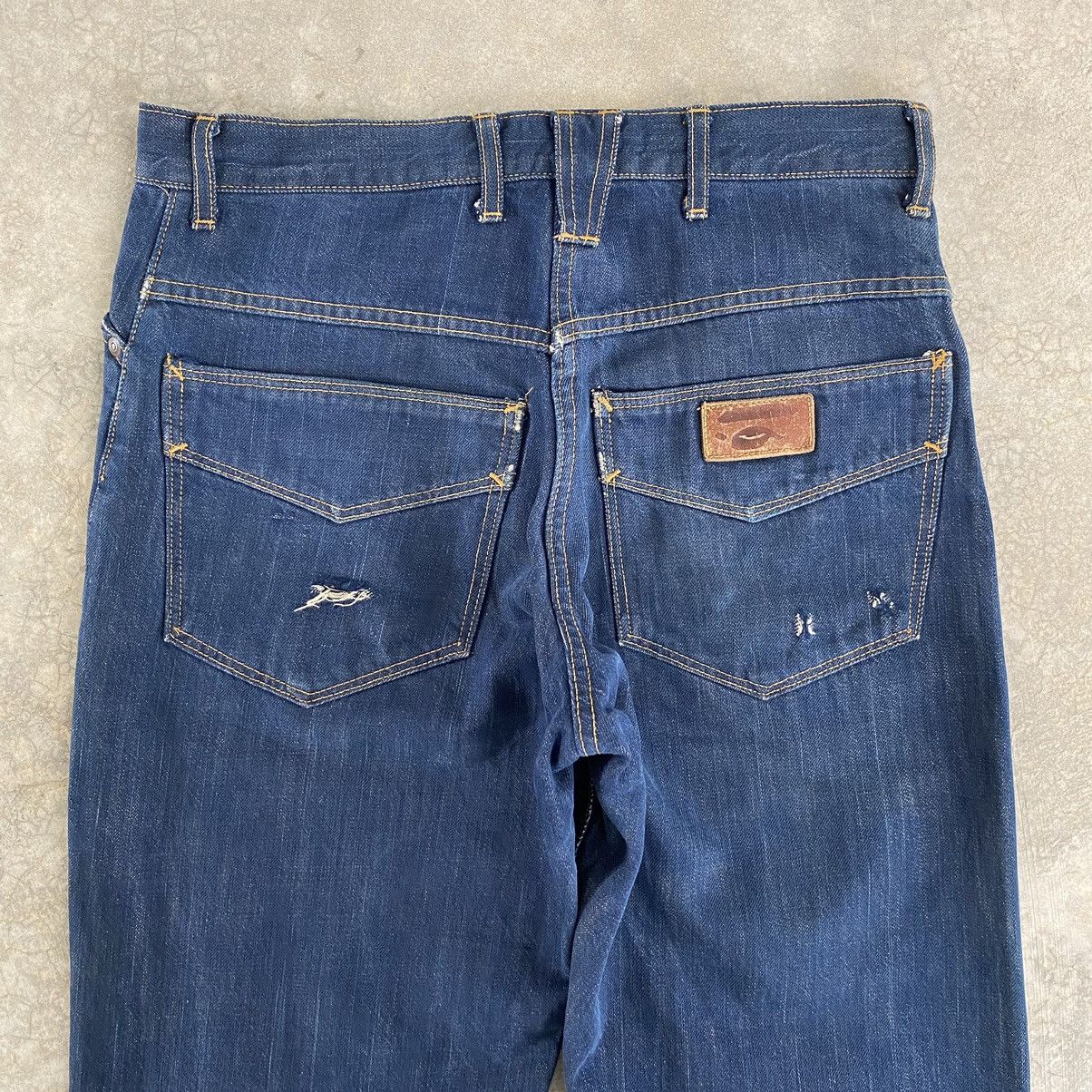 Bape 50’s Inspired Nigo Era Bape Busy Works Selvedge Jeans Size US 31 - 18 Thumbnail