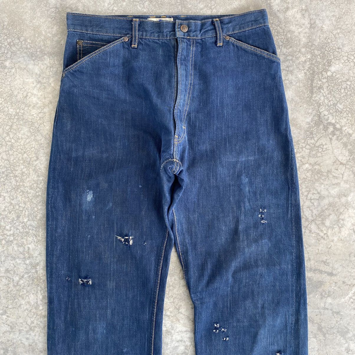 Bape 50’s Inspired Nigo Era Bape Busy Works Selvedge Jeans Size US 31 - 2 Thumbnail