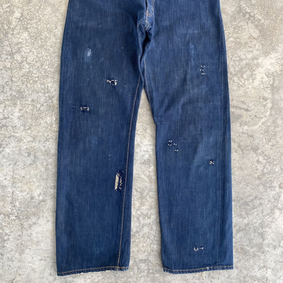 Bape 50’s Inspired Nigo Era Bape Busy Works Selvedge Jeans Size US 31 - 5 Thumbnail