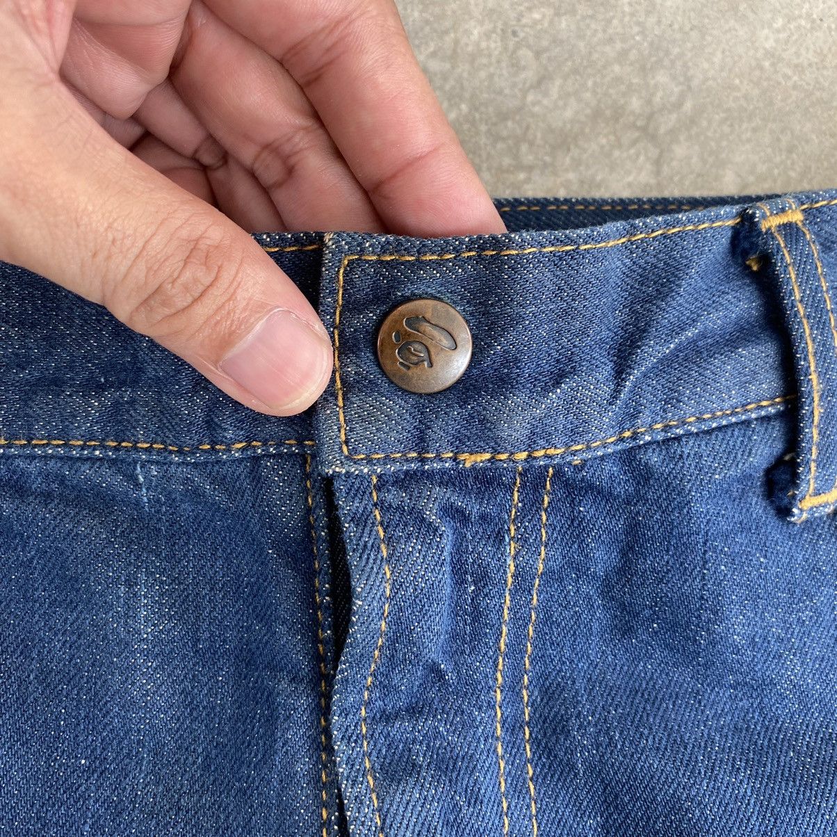 Bape 50’s Inspired Nigo Era Bape Busy Works Selvedge Jeans Size US 31 - 11 Thumbnail
