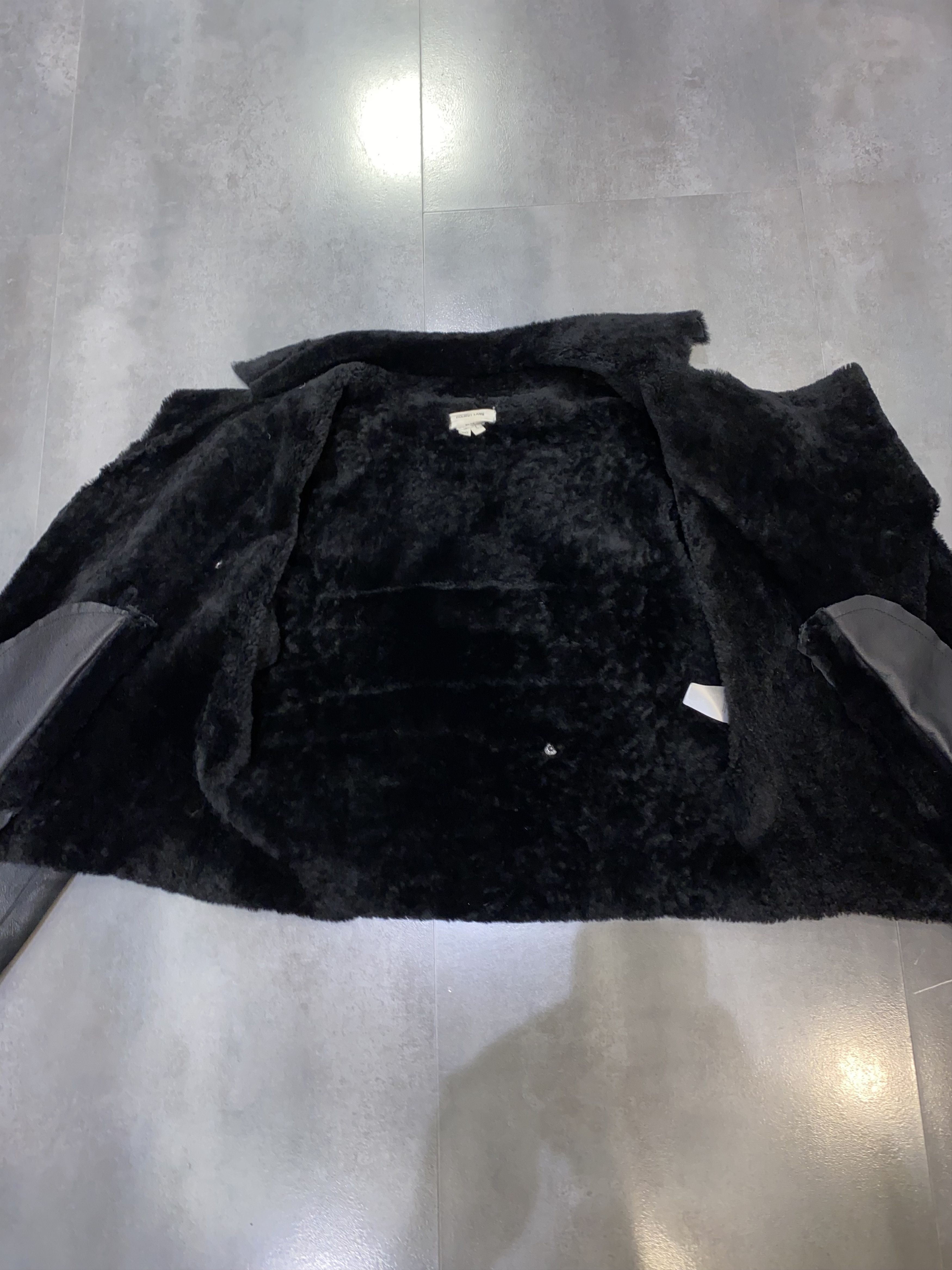 Helmut Lang Helmut Lang Abstract Assymetrical Shearling Leather Jacket Size US S / EU 44-46 / 1 - 15 Thumbnail
