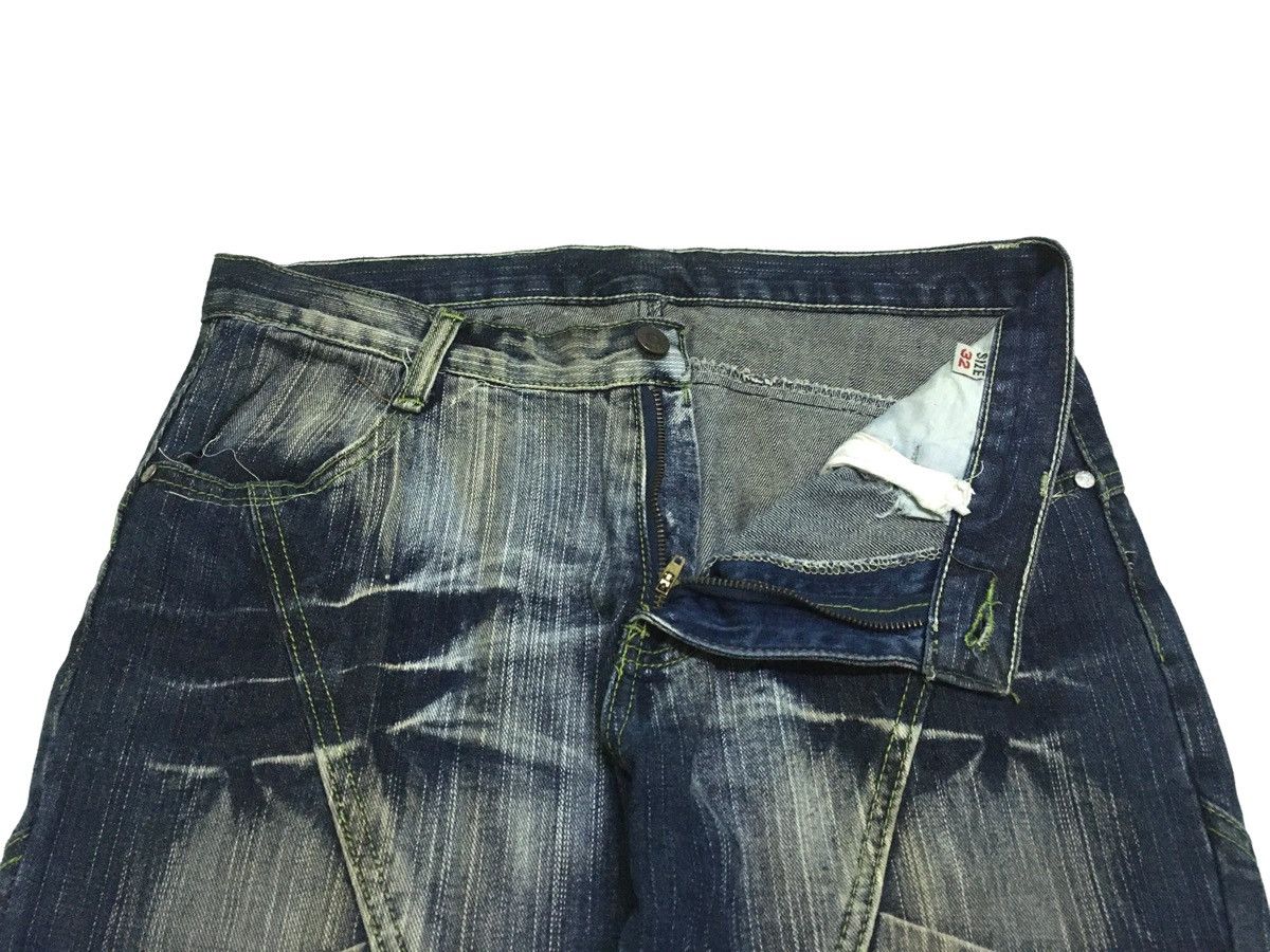 If Six Was Nine × Japanese Brand × Le Grande Bleu (L.G.B.) Rare Design Vintage Japanese Brand Distressed Jeans 1990s Size US 32 / EU 48 - 6 Thumbnail
