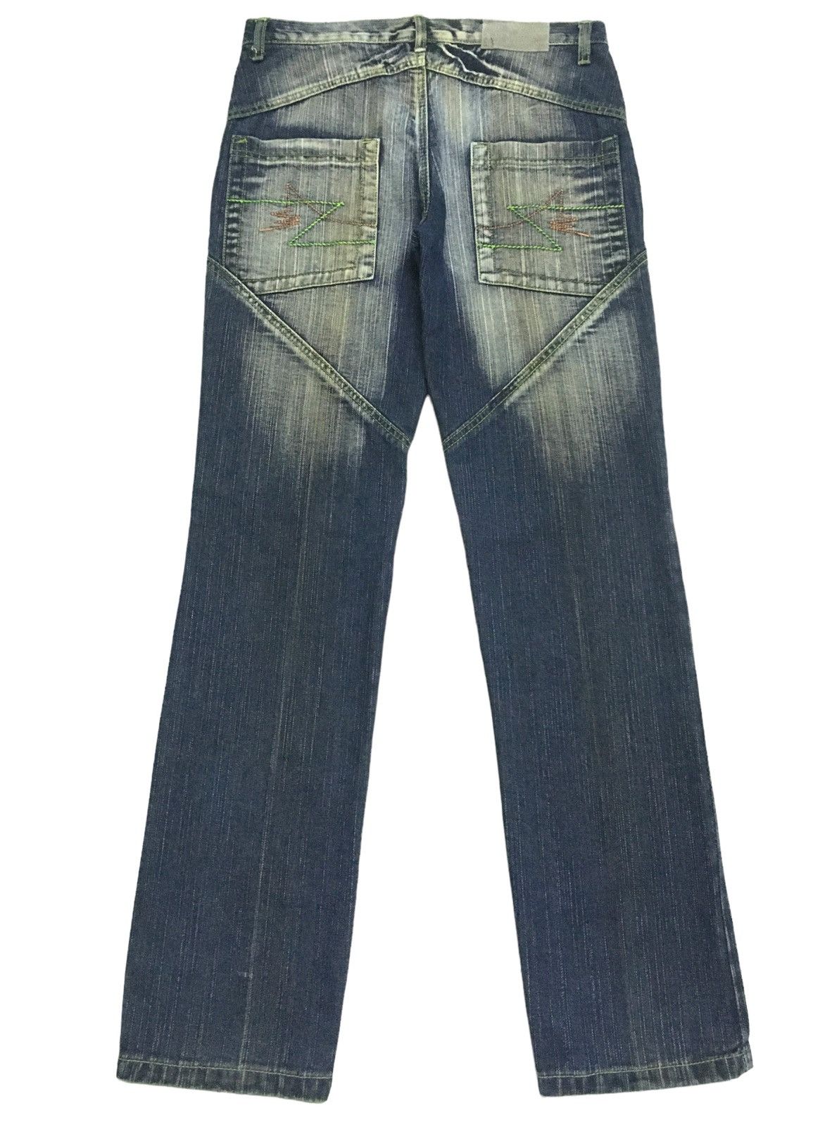 If Six Was Nine × Japanese Brand × Le Grande Bleu (L.G.B.) Rare Design Vintage Japanese Brand Distressed Jeans 1990s Size US 32 / EU 48 - 2 Thumbnail