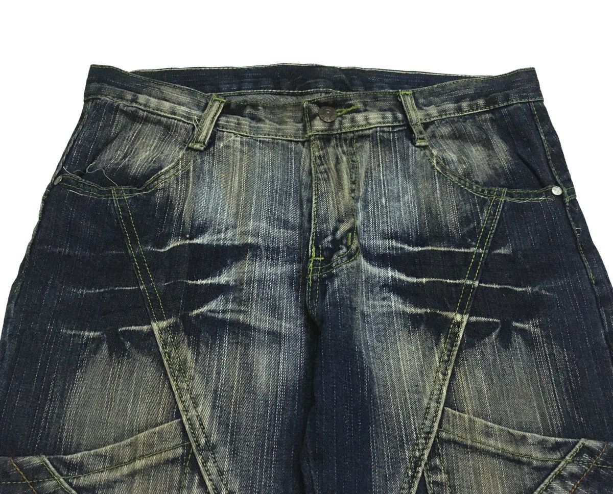 If Six Was Nine × Japanese Brand × Le Grande Bleu (L.G.B.) Rare Design Vintage Japanese Brand Distressed Jeans 1990s Size US 32 / EU 48 - 3 Thumbnail