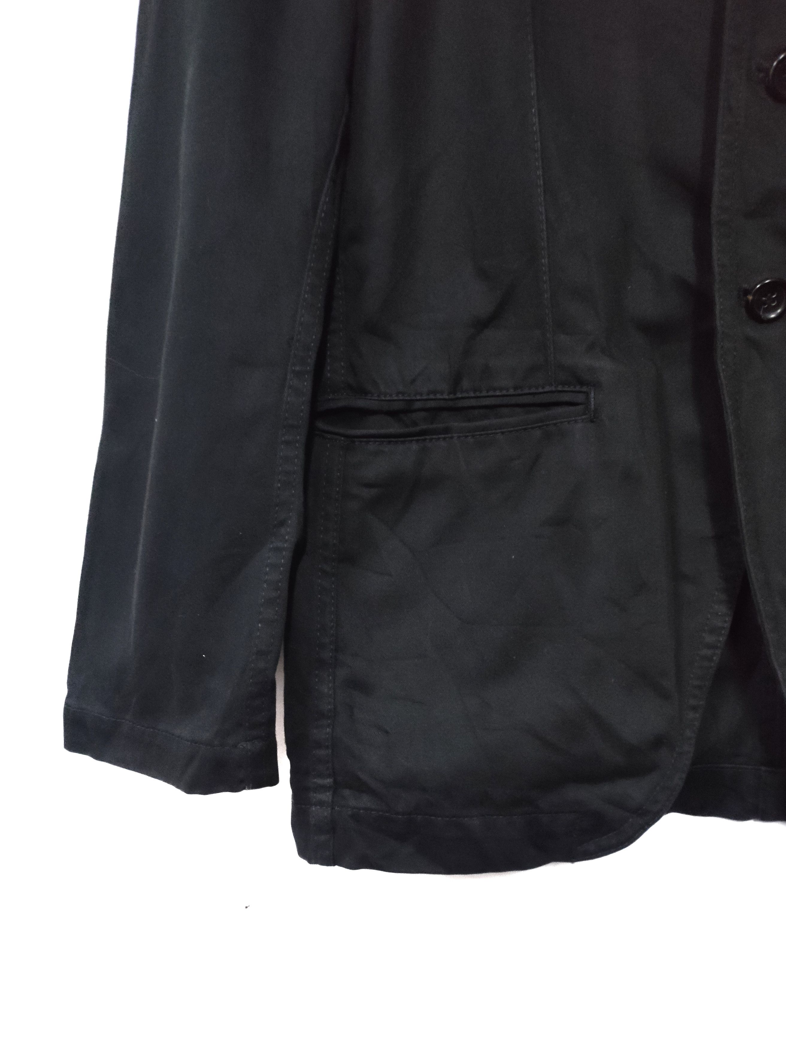 Comme des Garcons Homme CDG Homme Black Button Jacket Size US S / EU 44-46 / 1 - 4 Thumbnail