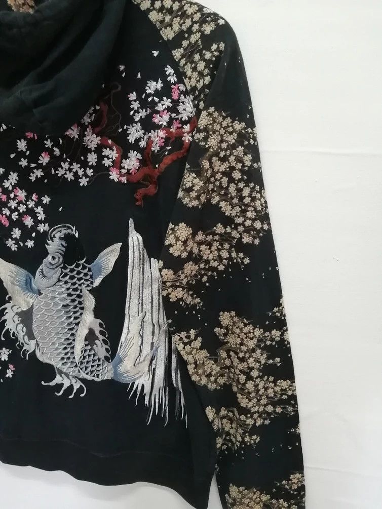 Japanese Brand Japanese Classic Script Sukajan Sugoi Fish Hoodie Size US M / EU 48-50 / 2 - 10 Thumbnail
