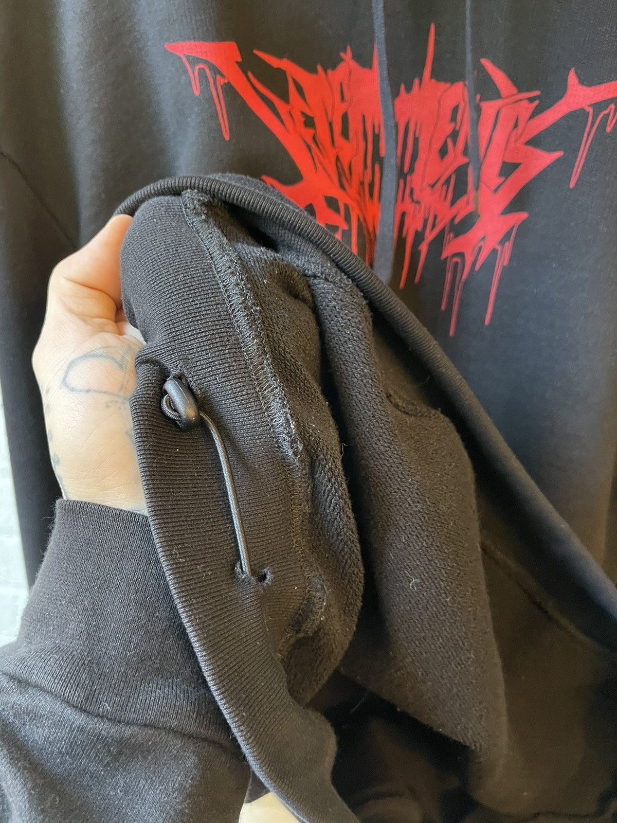 Vetements Vetements DEATH METAL GOTHIC Hoodie 4Gseller Size US XL / EU 56 / 4 - 9 Thumbnail