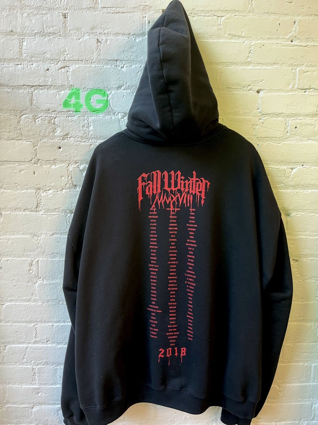 Vetements Vetements DEATH METAL GOTHIC Hoodie 4Gseller Size US XL / EU 56 / 4 - 10 Thumbnail