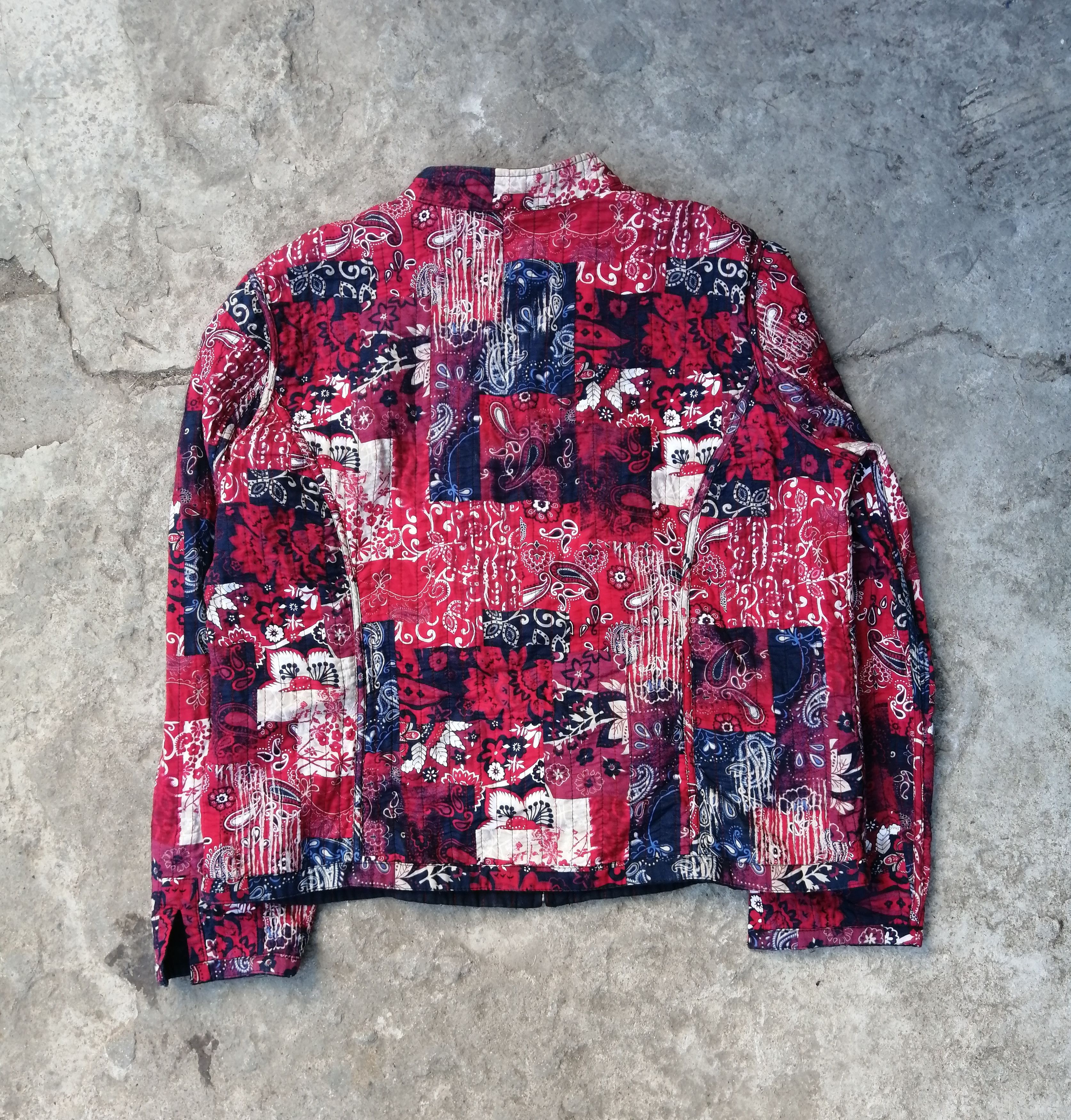 Indigo × Japanese Brand Japanese Boro Style Reversible Jacket Size US S / EU 44-46 / 1 - 2 Thumbnail
