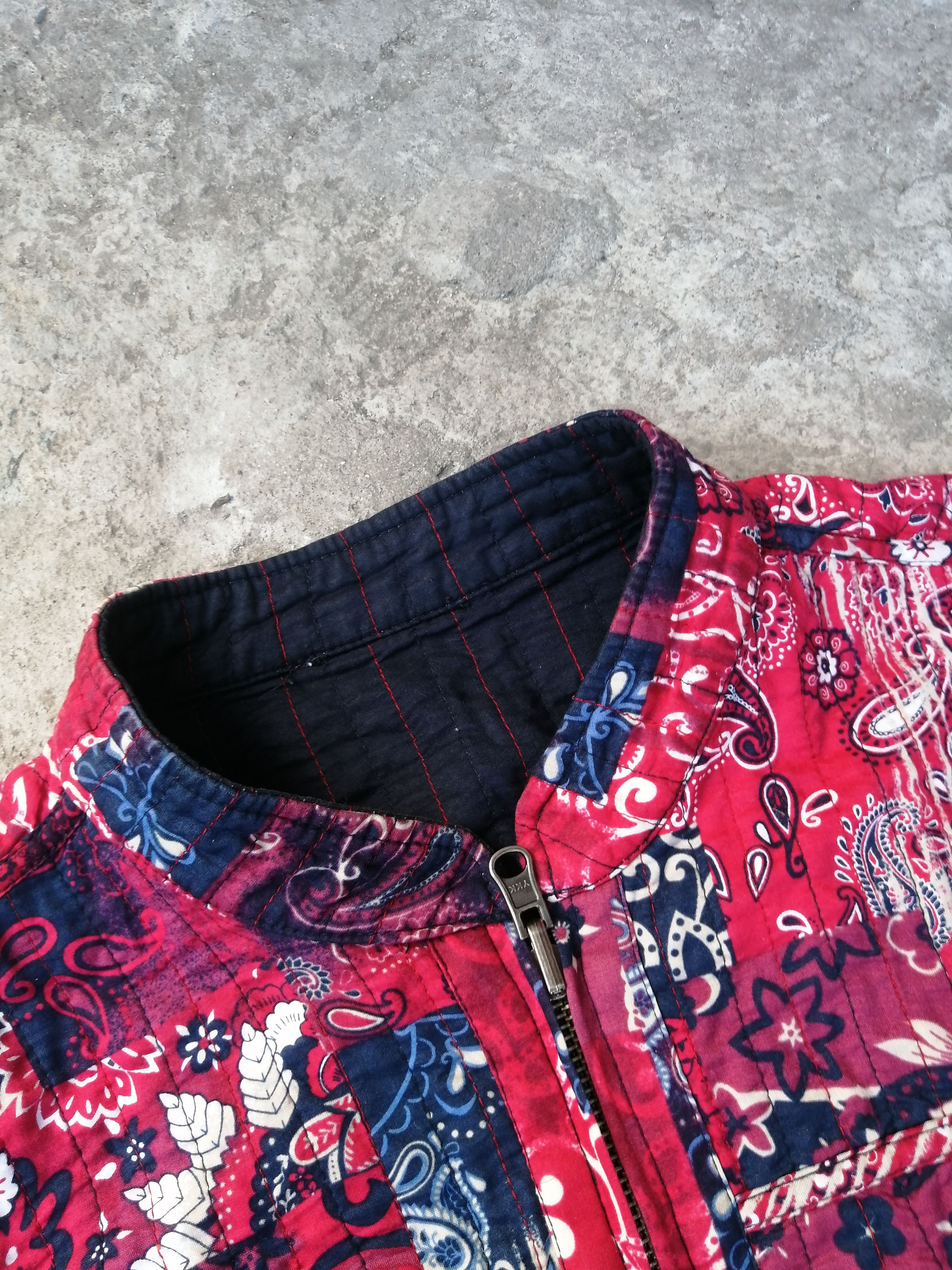 Indigo × Japanese Brand Japanese Boro Style Reversible Jacket Size US S / EU 44-46 / 1 - 4 Thumbnail