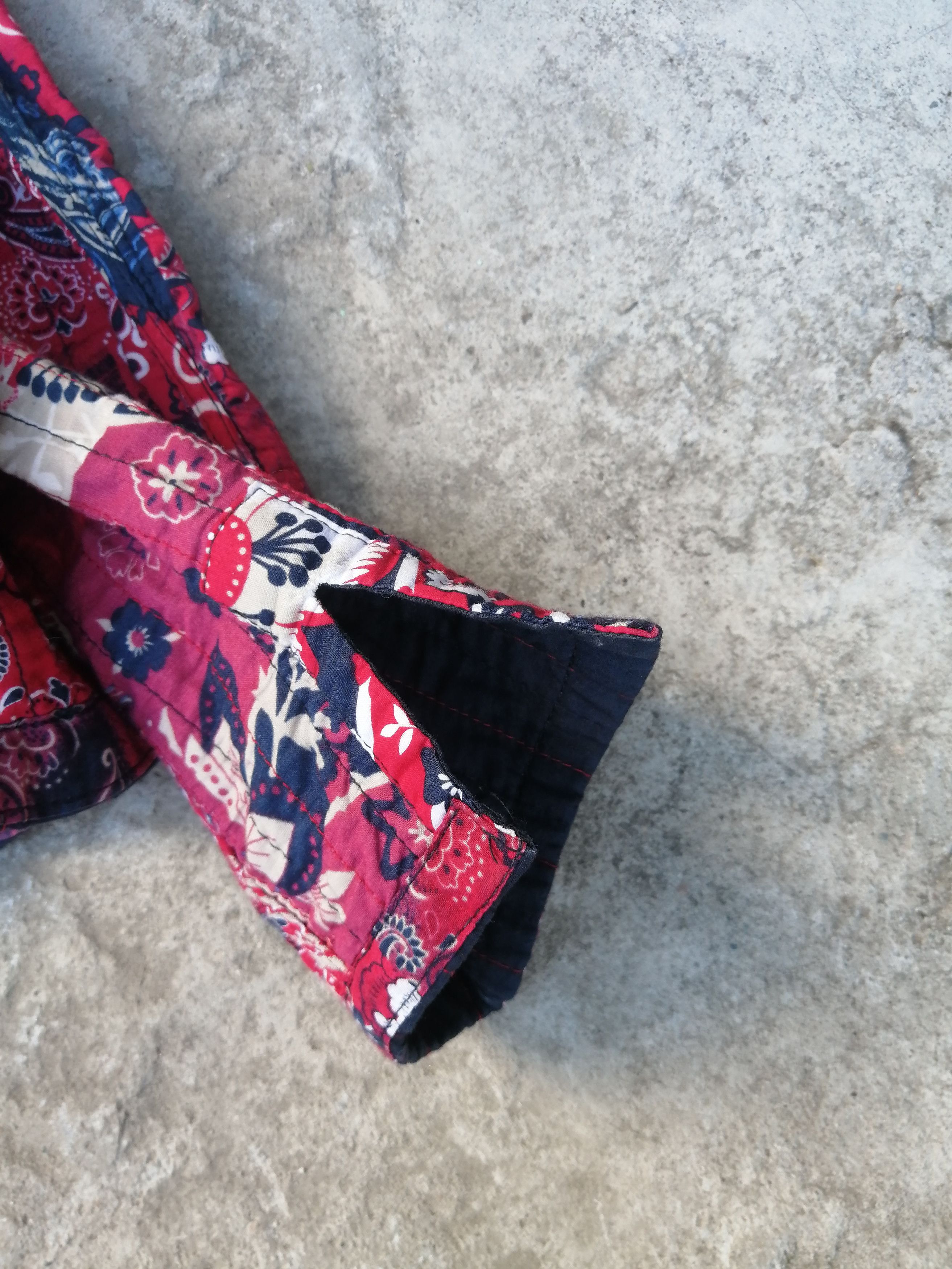 Indigo × Japanese Brand Japanese Boro Style Reversible Jacket Size US S / EU 44-46 / 1 - 8 Thumbnail