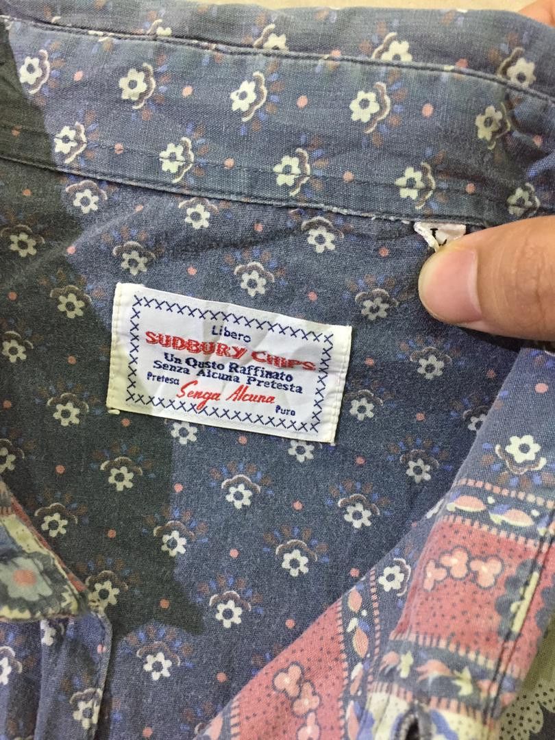 Japanese Brand × Vintage SUDBURY CHIPS paisley print button-ups shirt Size US L / EU 52-54 / 3 - 10 Thumbnail