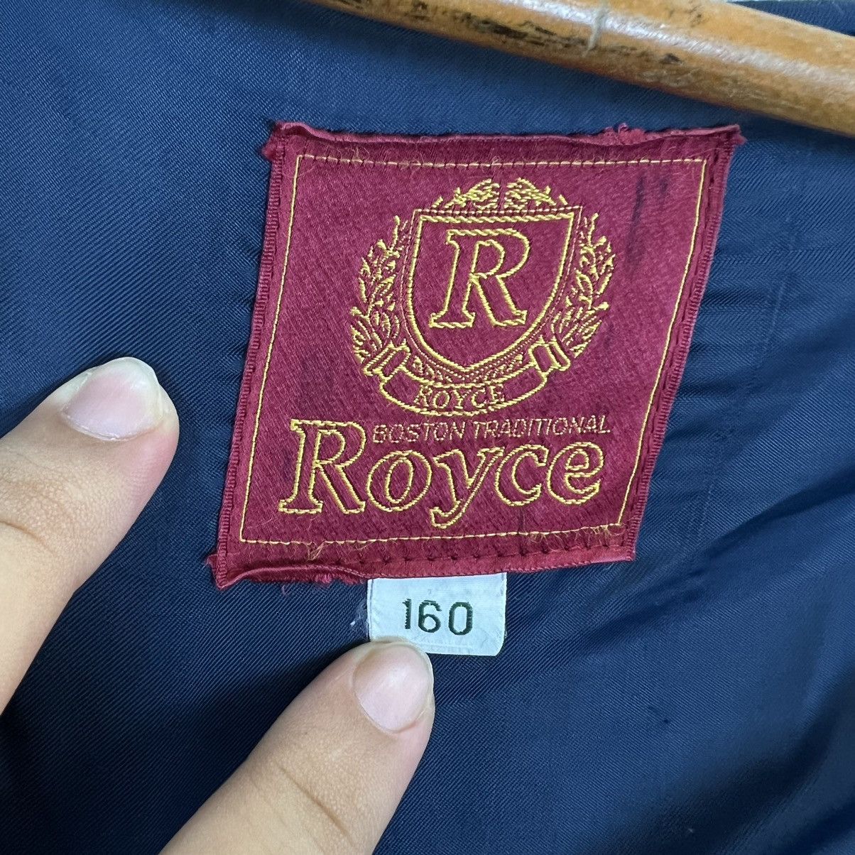 Japanese Brand VINTAGE VARSITY JACKET BOSTON TRADITIONAL ROYCE BIG LOGO Size US S / EU 44-46 / 1 - 11 Thumbnail