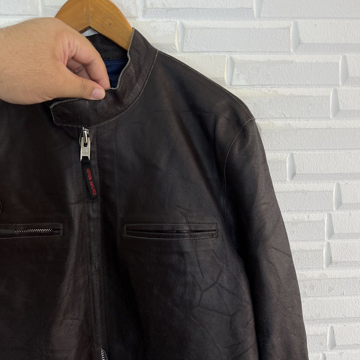 Japanese Brand LEATHER BIKER JACKET CUSTOM CULTURE INSPIRED SCHOTT PERFECTO Size US M / EU 48-50 / 2 - 6 Thumbnail
