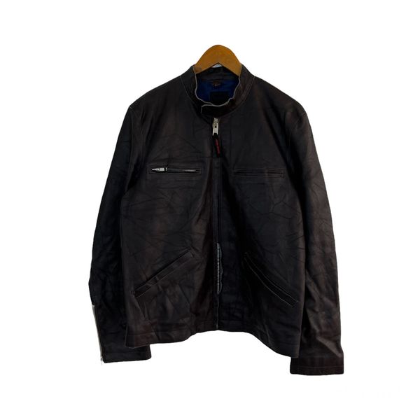 Japanese Brand LEATHER BIKER JACKET CUSTOM CULTURE INSPIRED SCHOTT ...