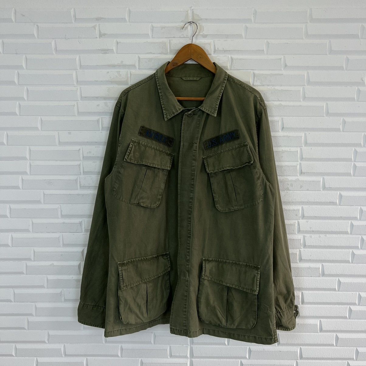 Avirex VINTAGE PX AVIREX SURVIVAL JACKET BIG LOGO US ARMY DESIGN Size US XL / EU 56 / 4 - 2 Thumbnail