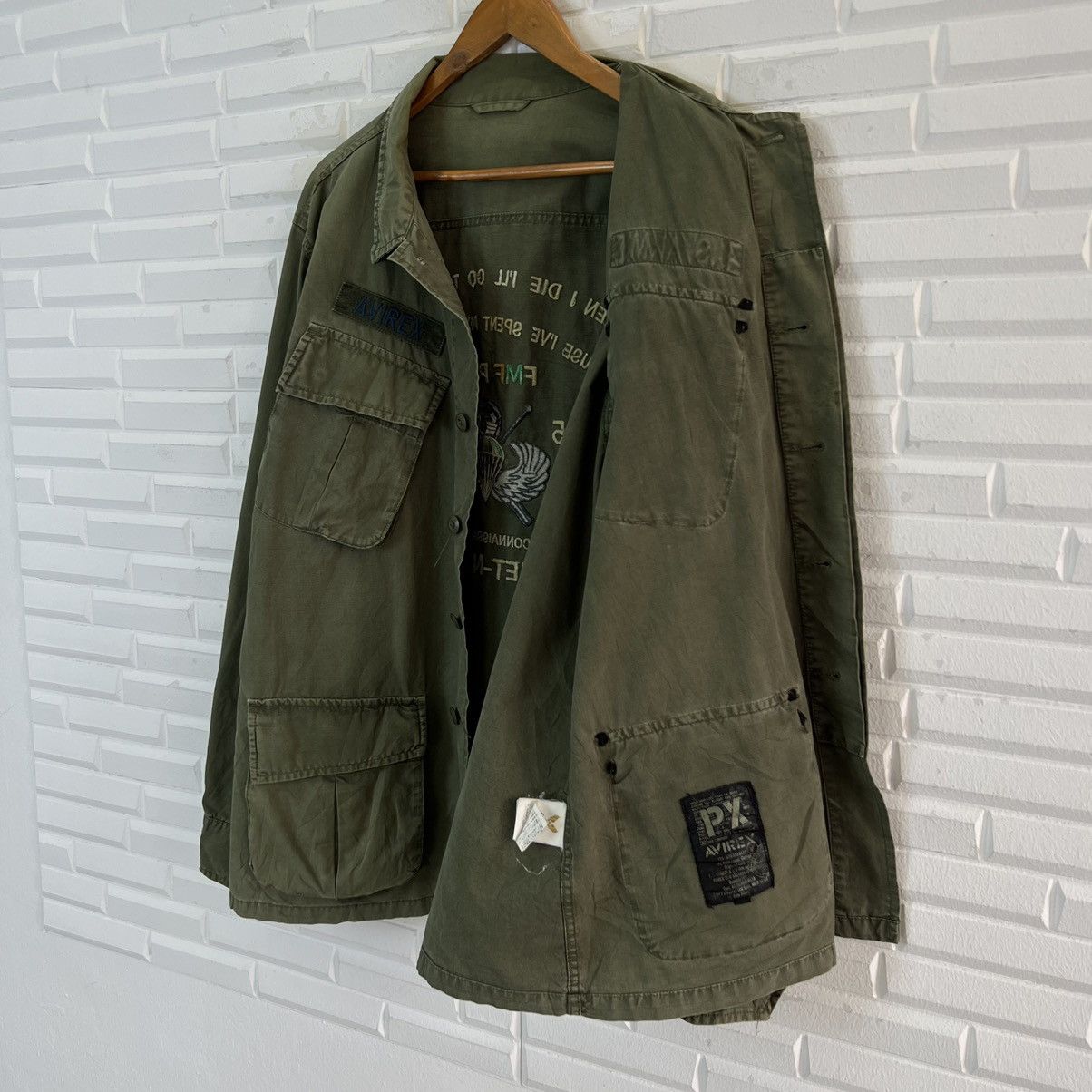 Avirex VINTAGE PX AVIREX SURVIVAL JACKET BIG LOGO US ARMY DESIGN Size US XL / EU 56 / 4 - 13 Thumbnail
