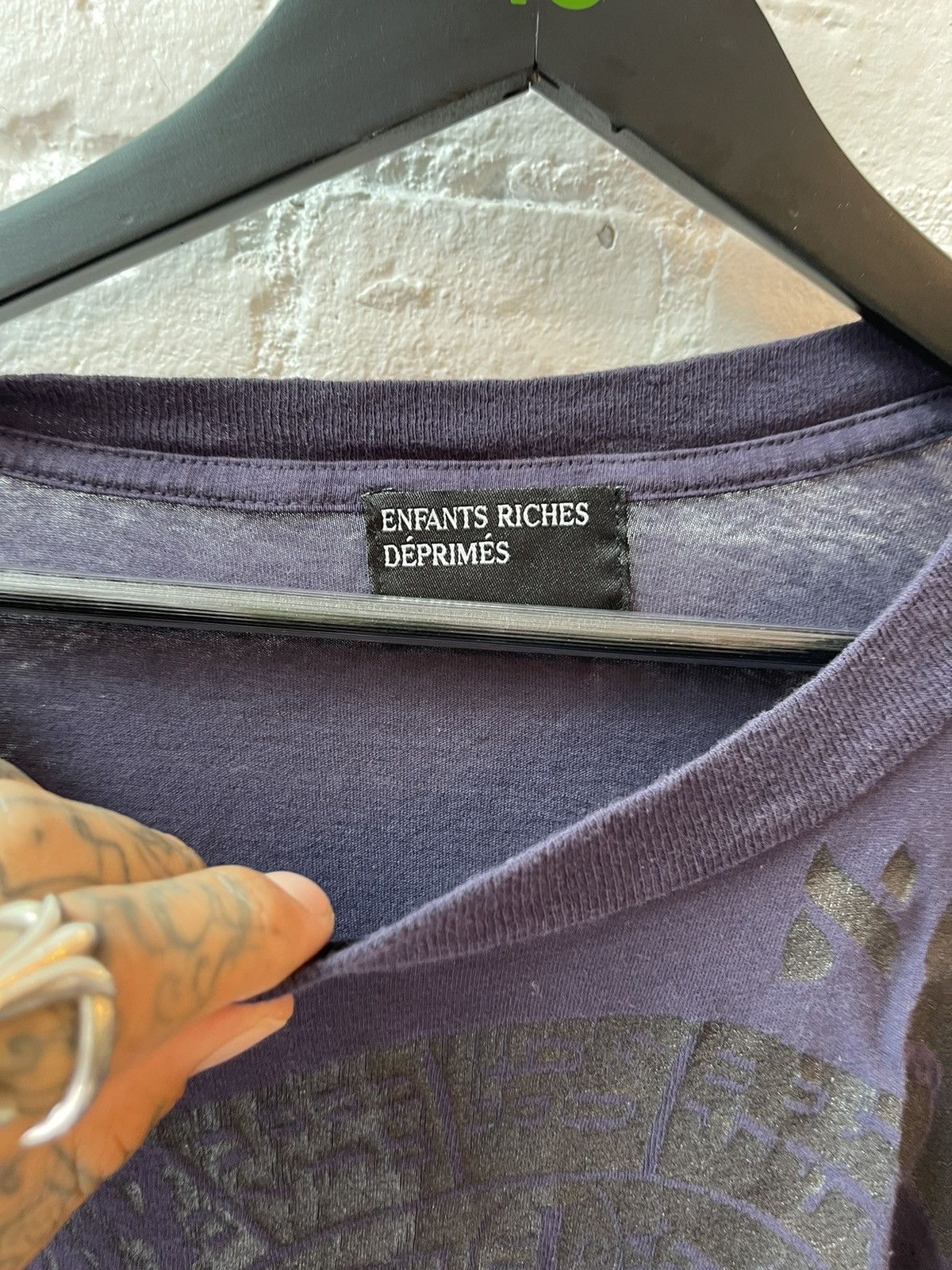 Enfants Riches Deprimes ERD PURPLE CRUSTED SHIRT Size US L / EU 52-54 / 3 - 5 Thumbnail