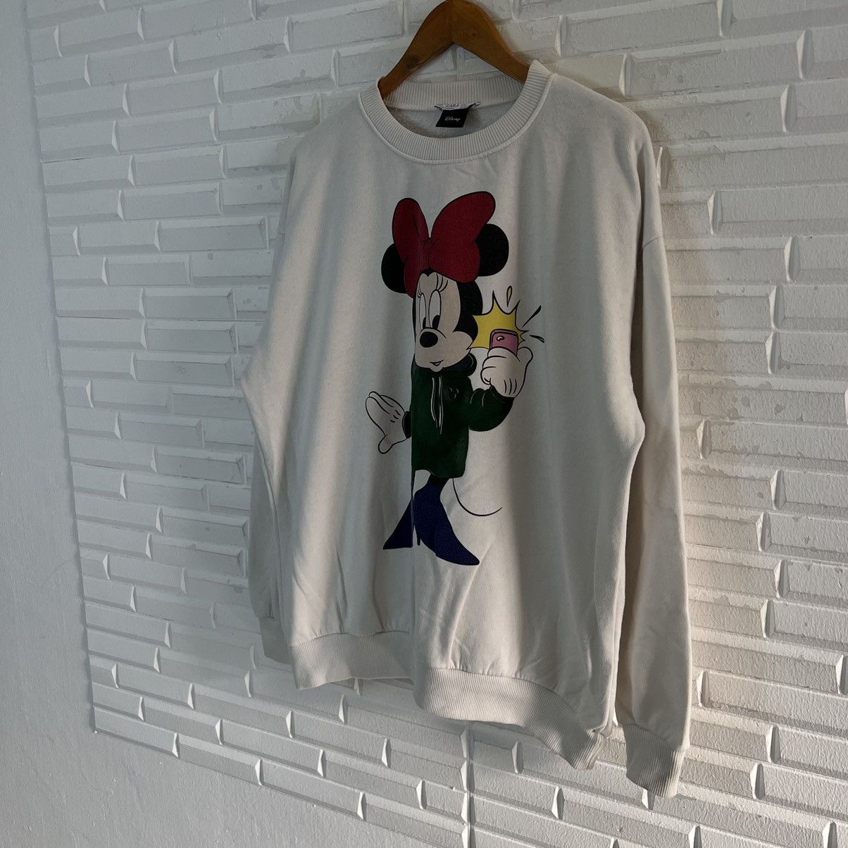 Disney RARE BIG LOGO PRINT MICKEY MOUSE ZARA BASIC SWEATSHIRT Size US M / EU 48-50 / 2 - 2 Thumbnail