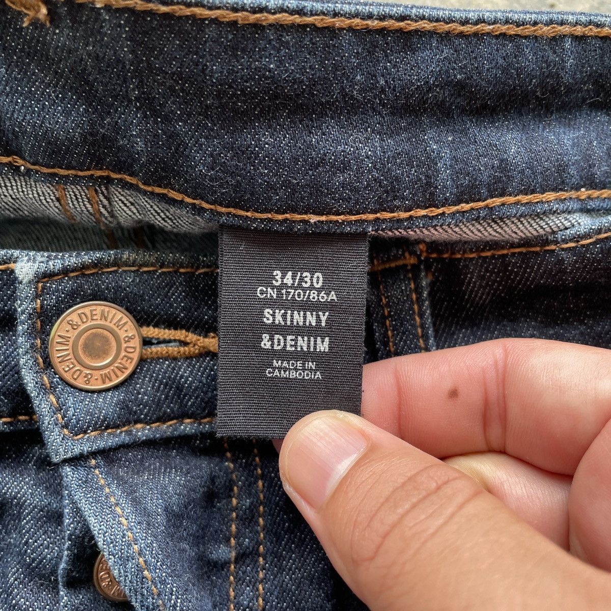 Japanese Brand Japanese Vintage Jeans 32x29 Japanese Skinny Denim Pants Size US 32 / EU 48 - 7 Thumbnail