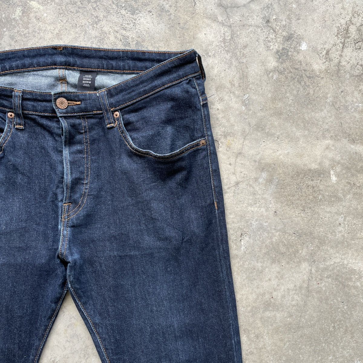 Japanese Brand Japanese Vintage Jeans 32x29 Japanese Skinny Denim Pants Size US 32 / EU 48 - 4 Thumbnail