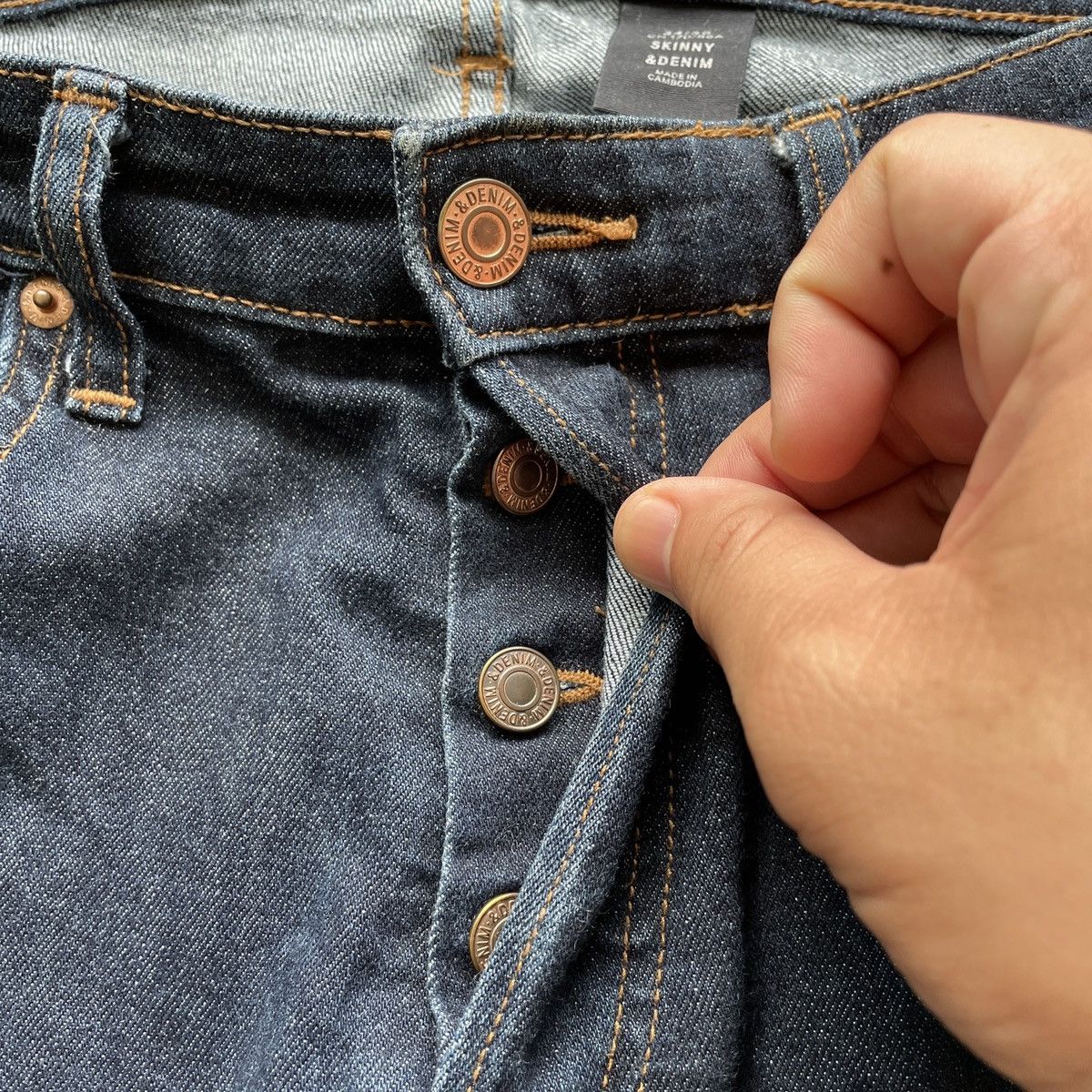 Japanese Brand Japanese Vintage Jeans 32x29 Japanese Skinny Denim Pants Size US 32 / EU 48 - 6 Thumbnail