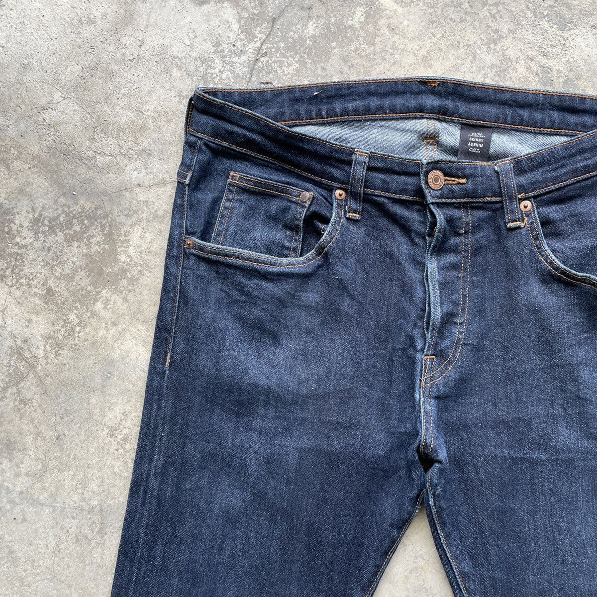 Japanese Brand Japanese Vintage Jeans 32x29 Japanese Skinny Denim Pants Size US 32 / EU 48 - 3 Thumbnail