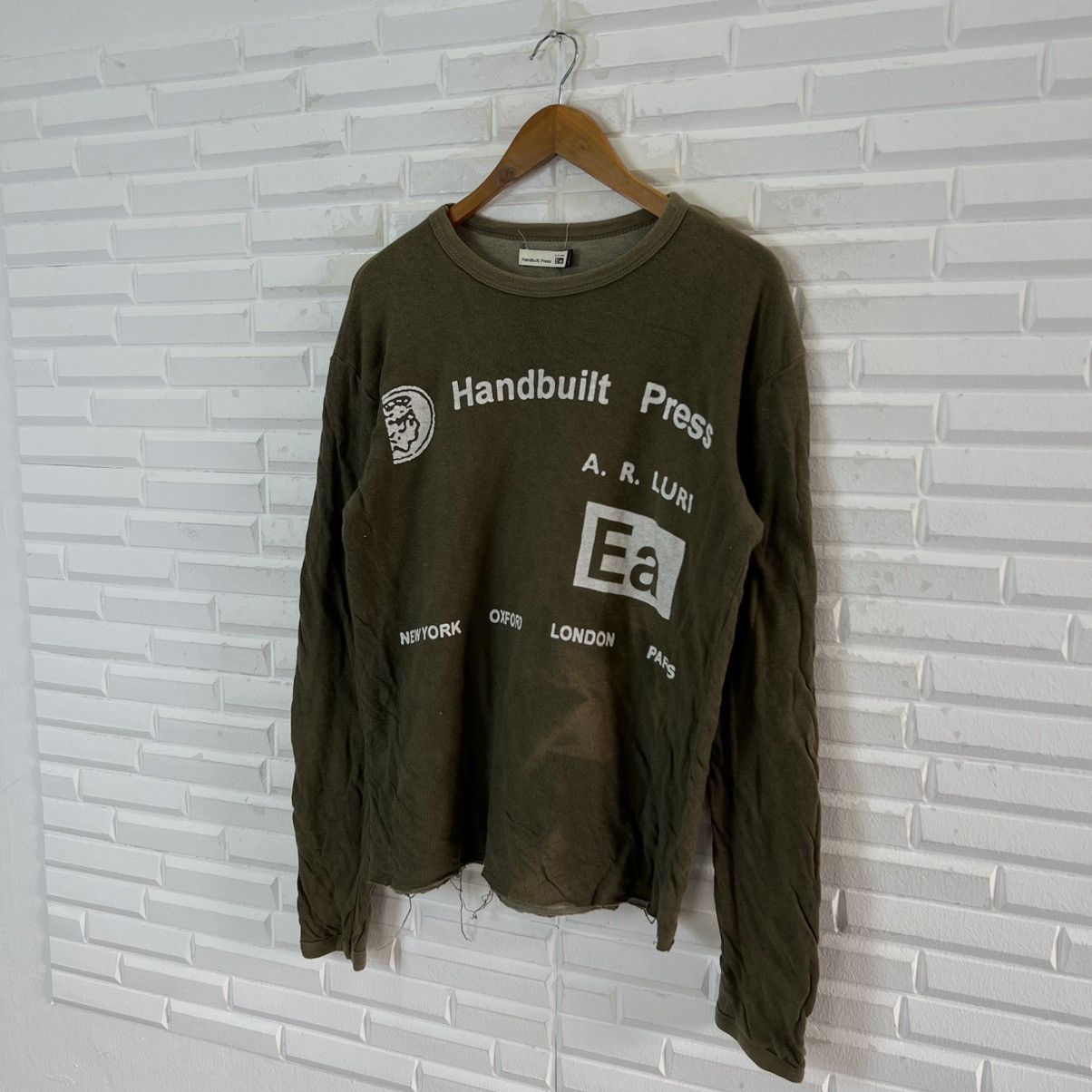 Vintage RARE HANDBUILT PRESS PUNK STYLE BIG LOGO MADE IN ENGLAND Size US M / EU 48-50 / 2 - 2 Thumbnail