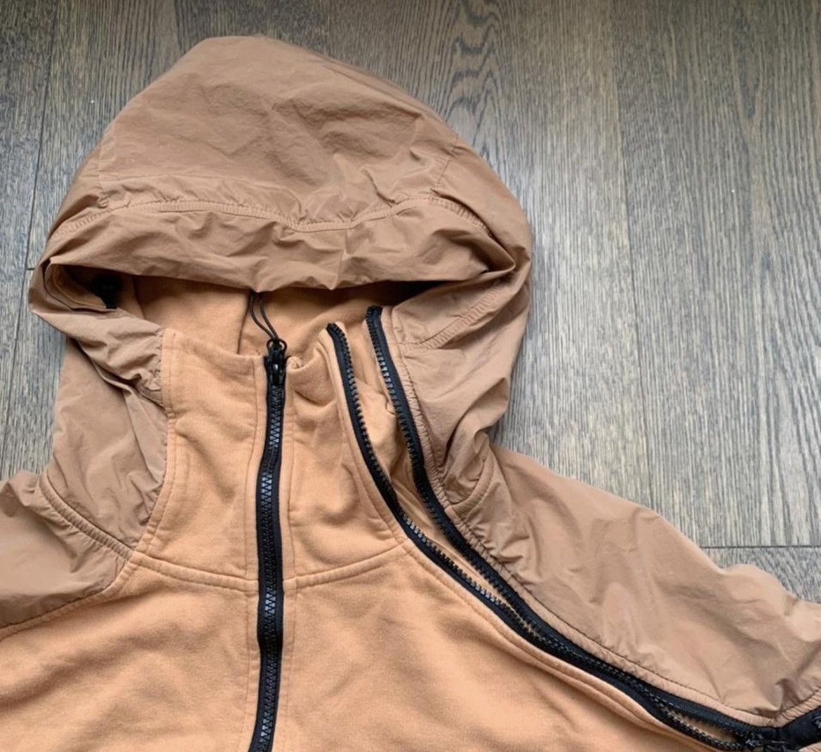 C.P. Company Two-toned nylon panelled tech zip hoodie Size US L / EU 52-54 / 3 - 4 Thumbnail
