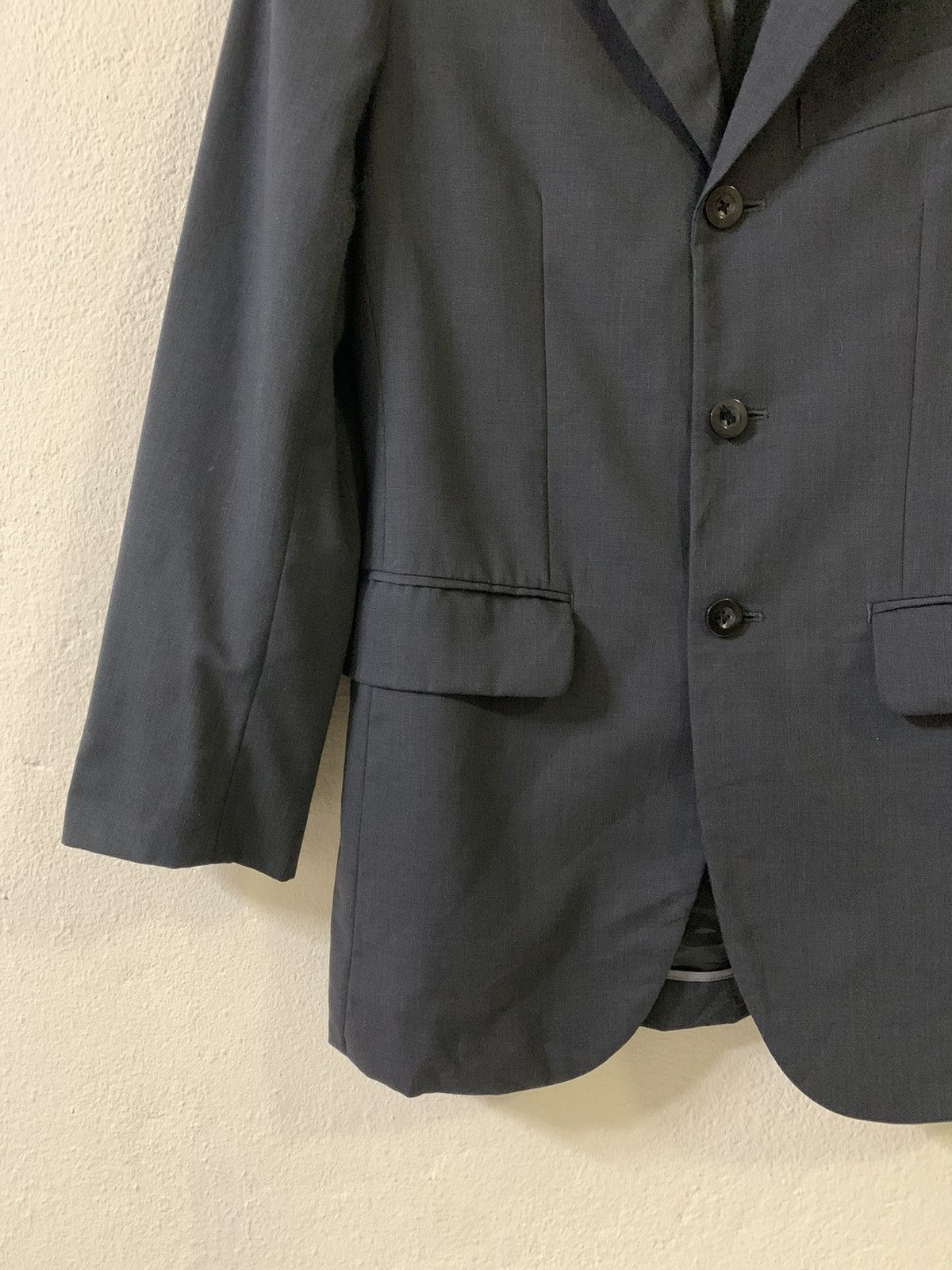 Yoshiyuki Konishi Ficce Collezione By Yoshiyuki Konishi Blazer Size 44S - 3 Thumbnail