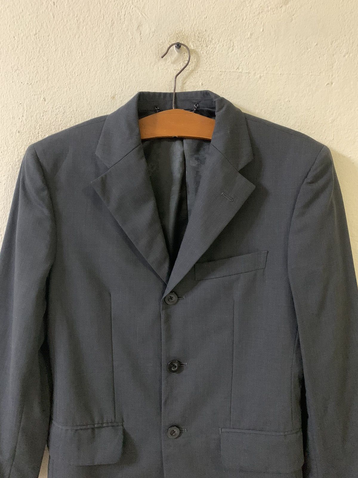 Yoshiyuki Konishi Ficce Collezione By Yoshiyuki Konishi Blazer Size 44S - 4 Thumbnail