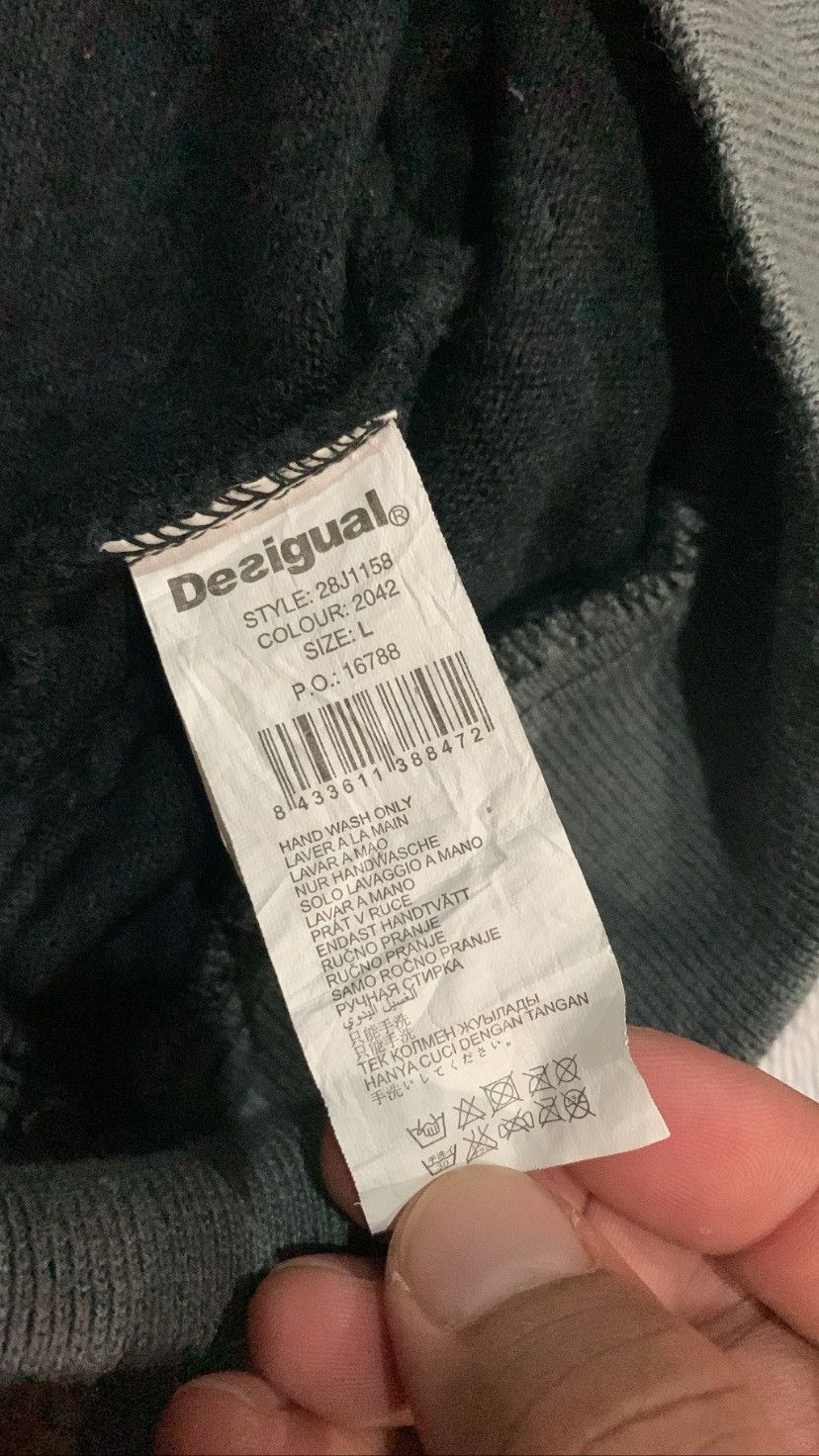 Desigual RARE DESIGUAL SWEATSHIRT AND COLLAR PATCHWORK LIKE KAPITAL Size US L / EU 52-54 / 3 - 8 Thumbnail