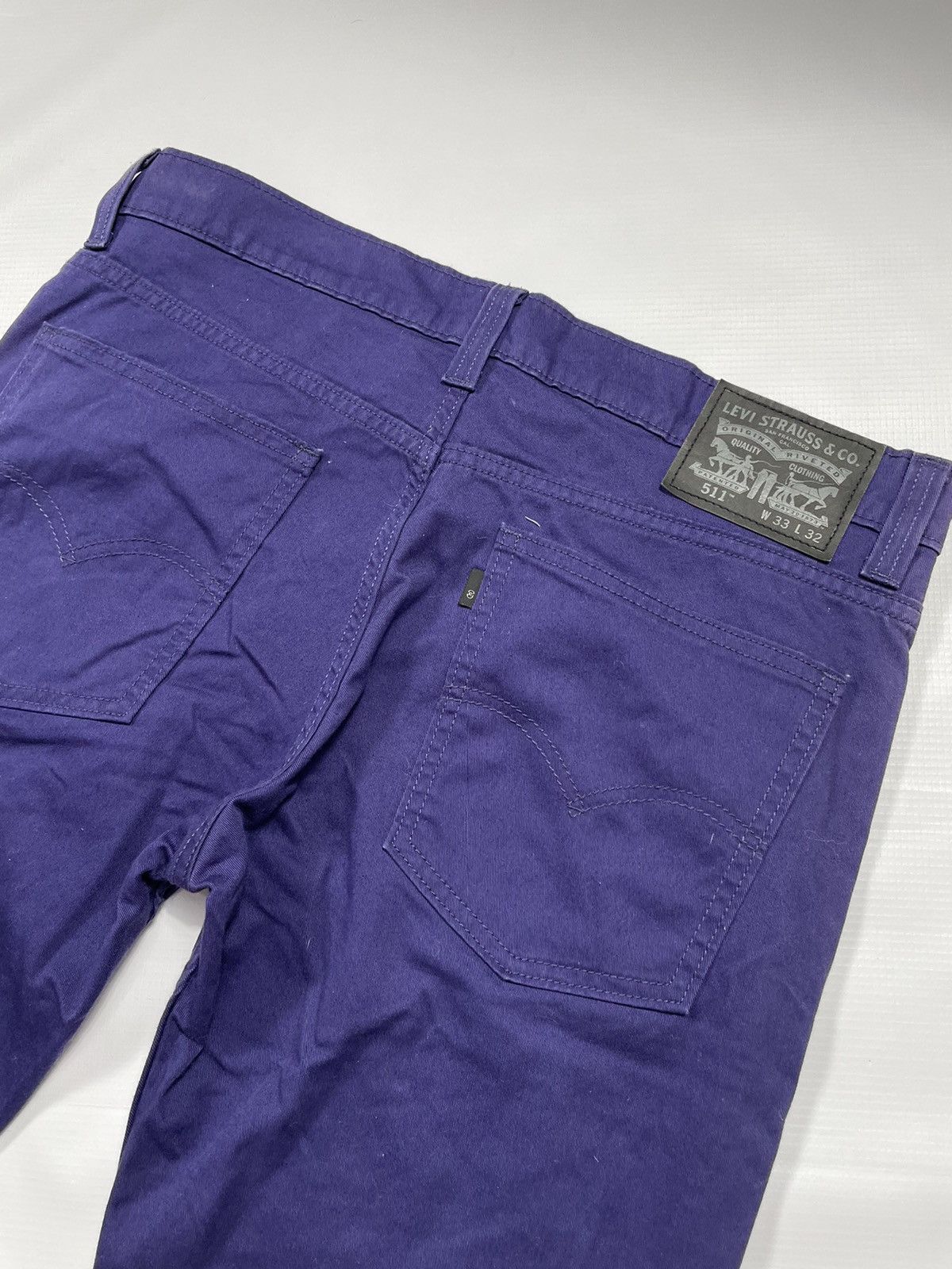 Levi's Vintage Levi’s 511 purple GTA Ballas style pants 33x32 Size US 33 - 4 Thumbnail