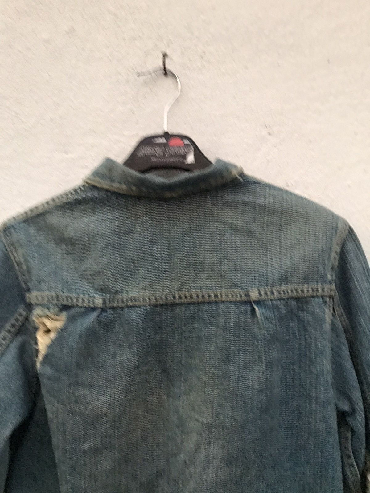 Japanese Brand ROYAL BLUE Ripped & Patched Distressed Denim Jacket Size US S / EU 44-46 / 1 - 8 Thumbnail