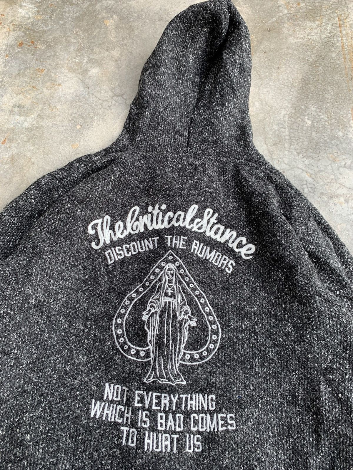 Japanese Brand Stooge Co Virgin Mary Christ Zip Hoodie Size US M / EU 48-50 / 2 - 2 Thumbnail