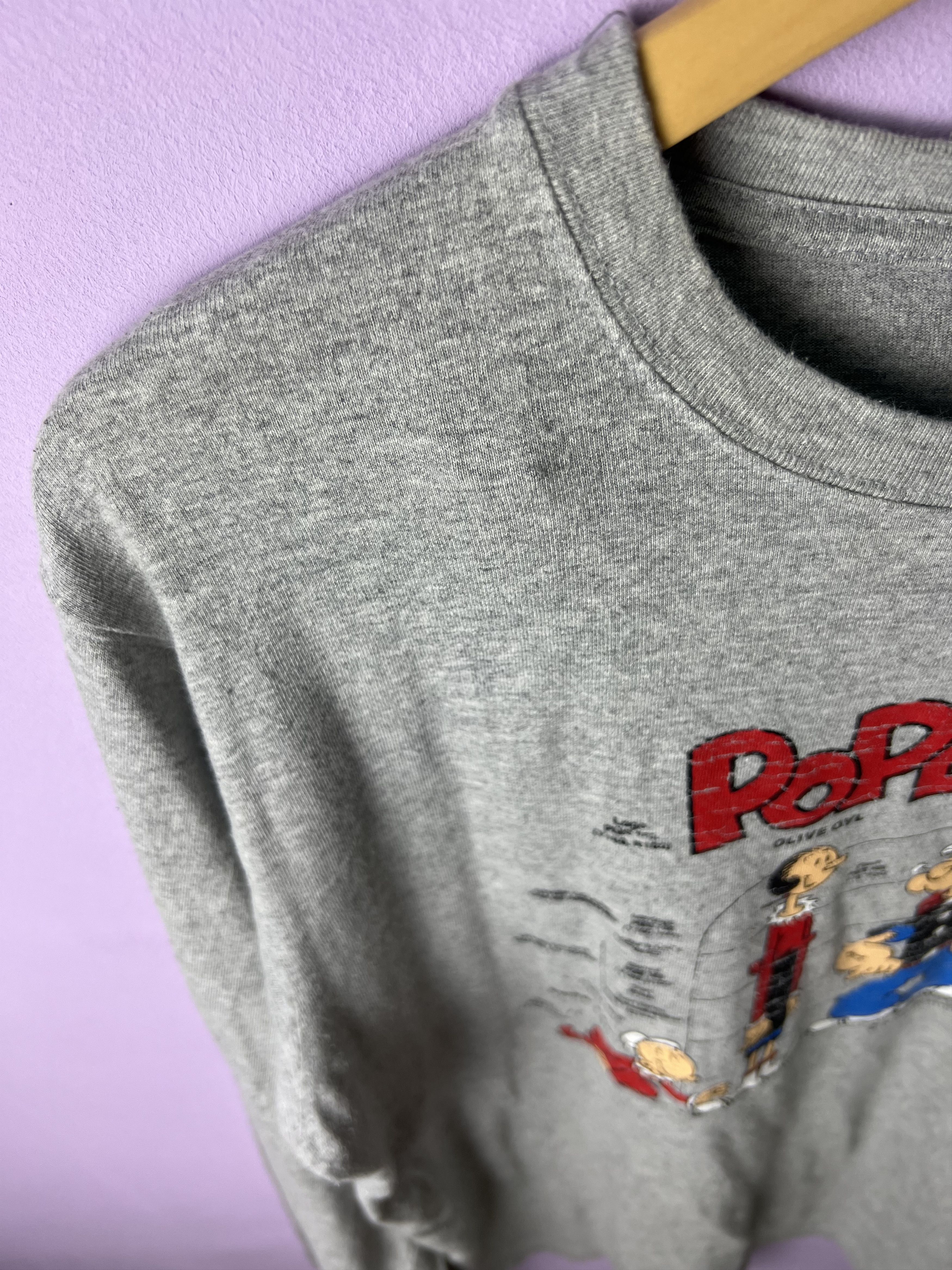 Cartoon Network 🔥Vintage Popeye Long Sleeve Tees Size US M / EU 48-50 / 2 - 8 Thumbnail