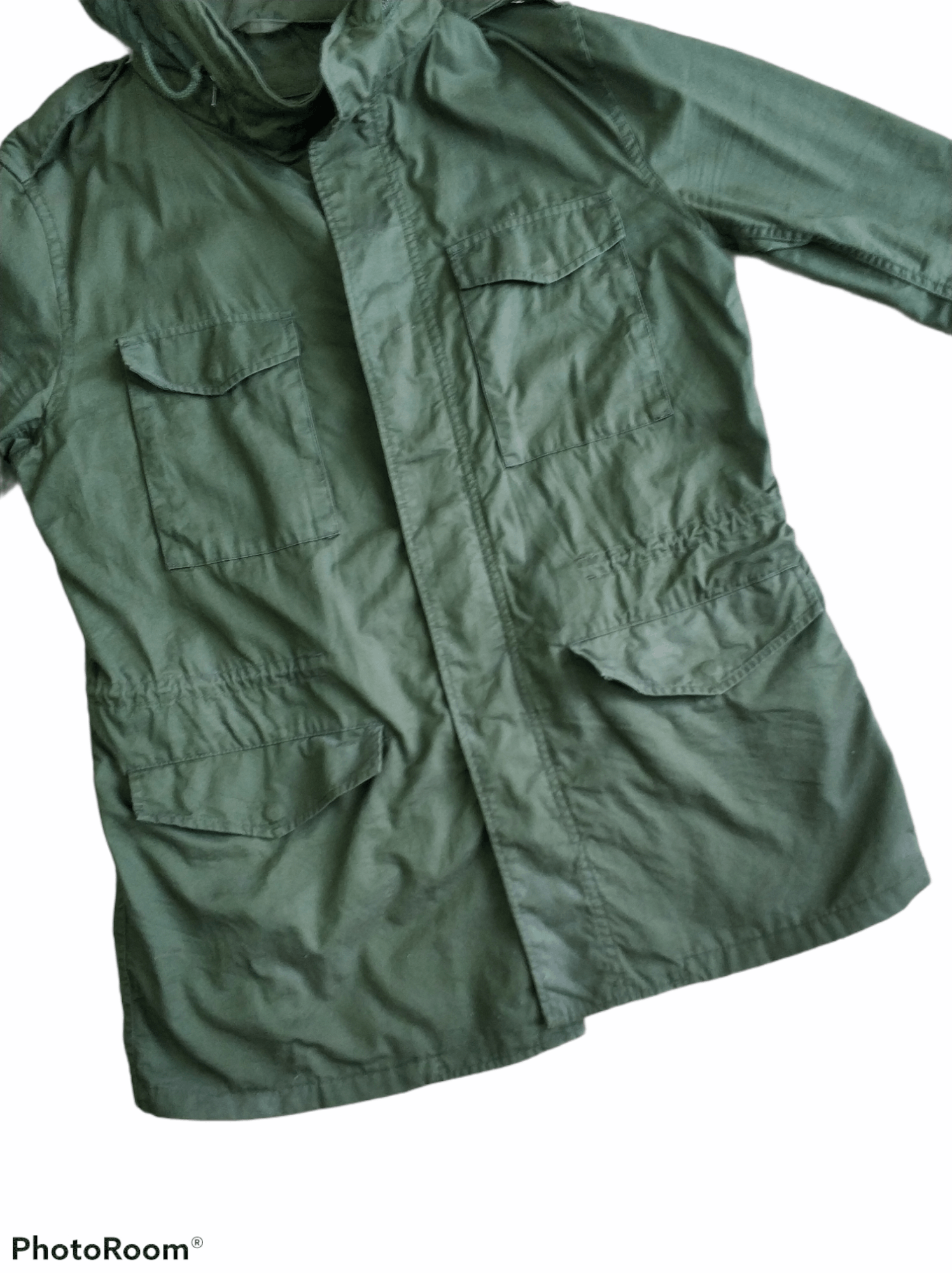 Japanese Brand 🔥Muji Army Green Rare Hoodie Parkas Size US S / EU 44-46 / 1 - 8 Thumbnail
