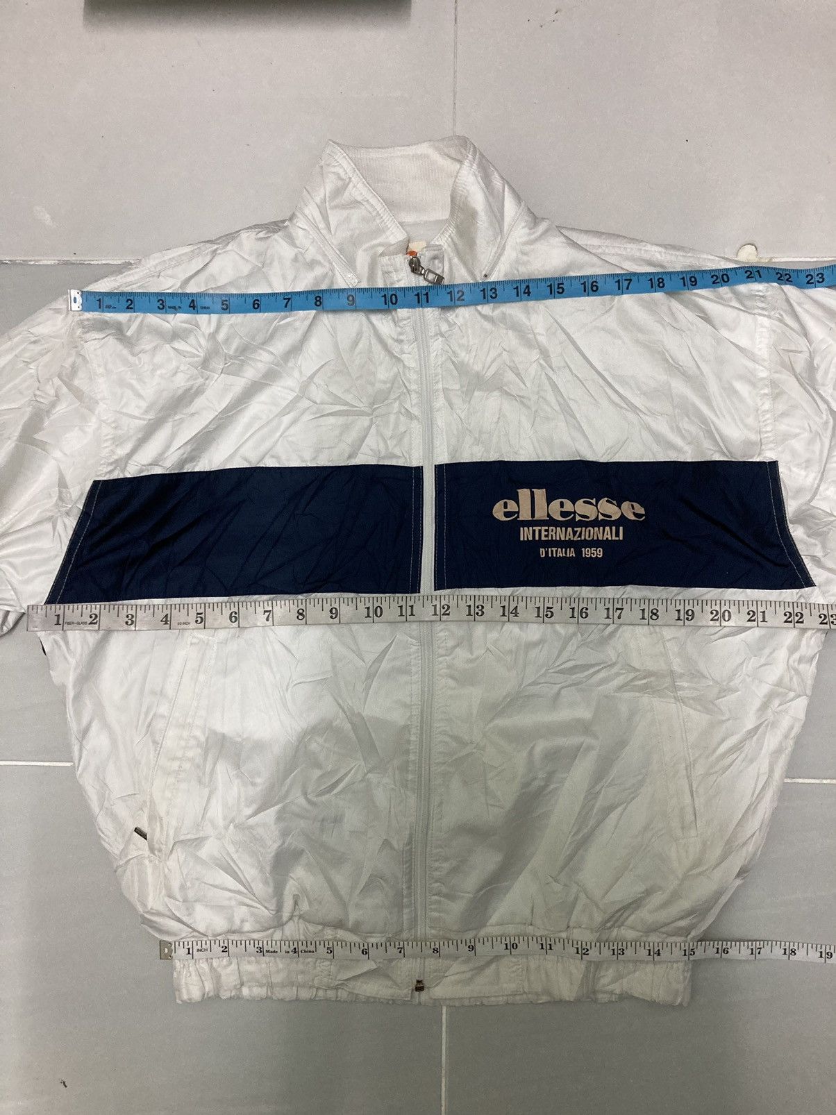 Vintage ELLESSE INTERNAZIONALI D'ITALIA 1959 WINDBREAKER 🔥MEDIUM Size US M / EU 48-50 / 2 - 12 Thumbnail