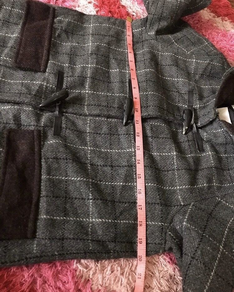 Harris Tweed × Japanese Brand Harris tweed x sevendays sunday duffle coat hooded Size US L / EU 52-54 / 3 - 8 Thumbnail