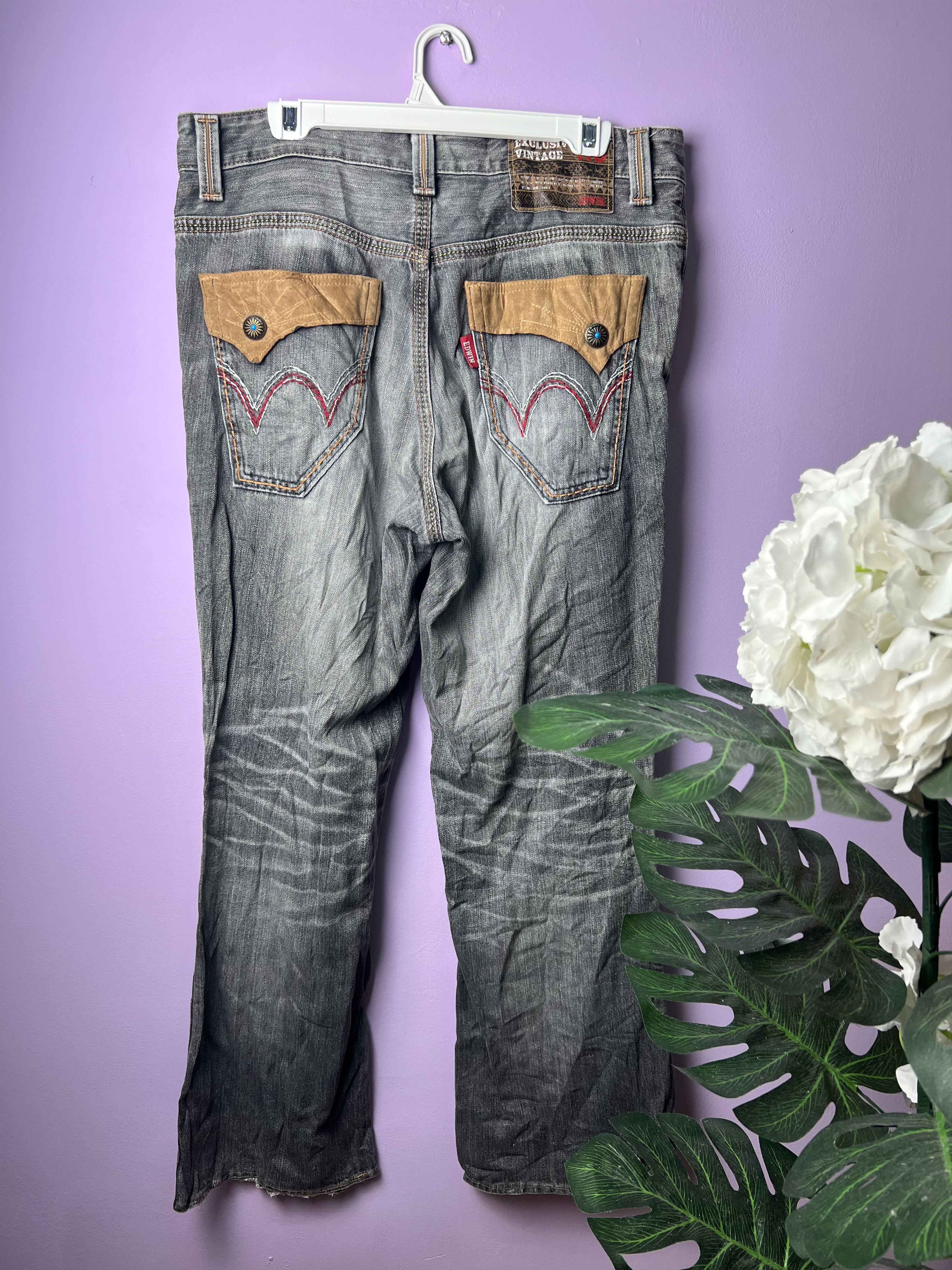 Edwin 🔥Edwin Exclusive Vintage Distressed Denim Size US 36 / EU 52 - 3 Thumbnail
