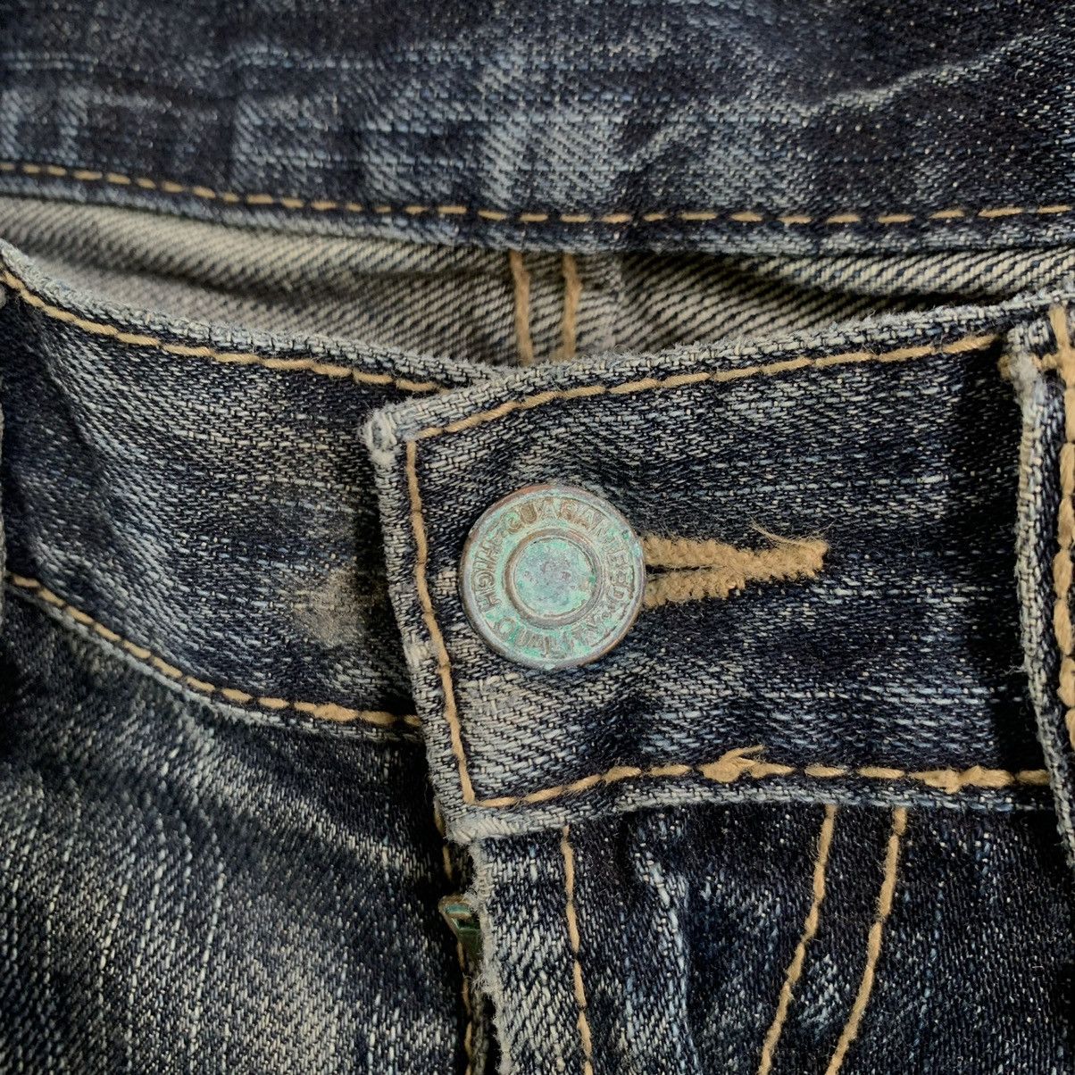 Hysteric Glamour Sukajan Dragon Embroidered Distress Denim Jeans Size US 32 / EU 48 - 7 Thumbnail