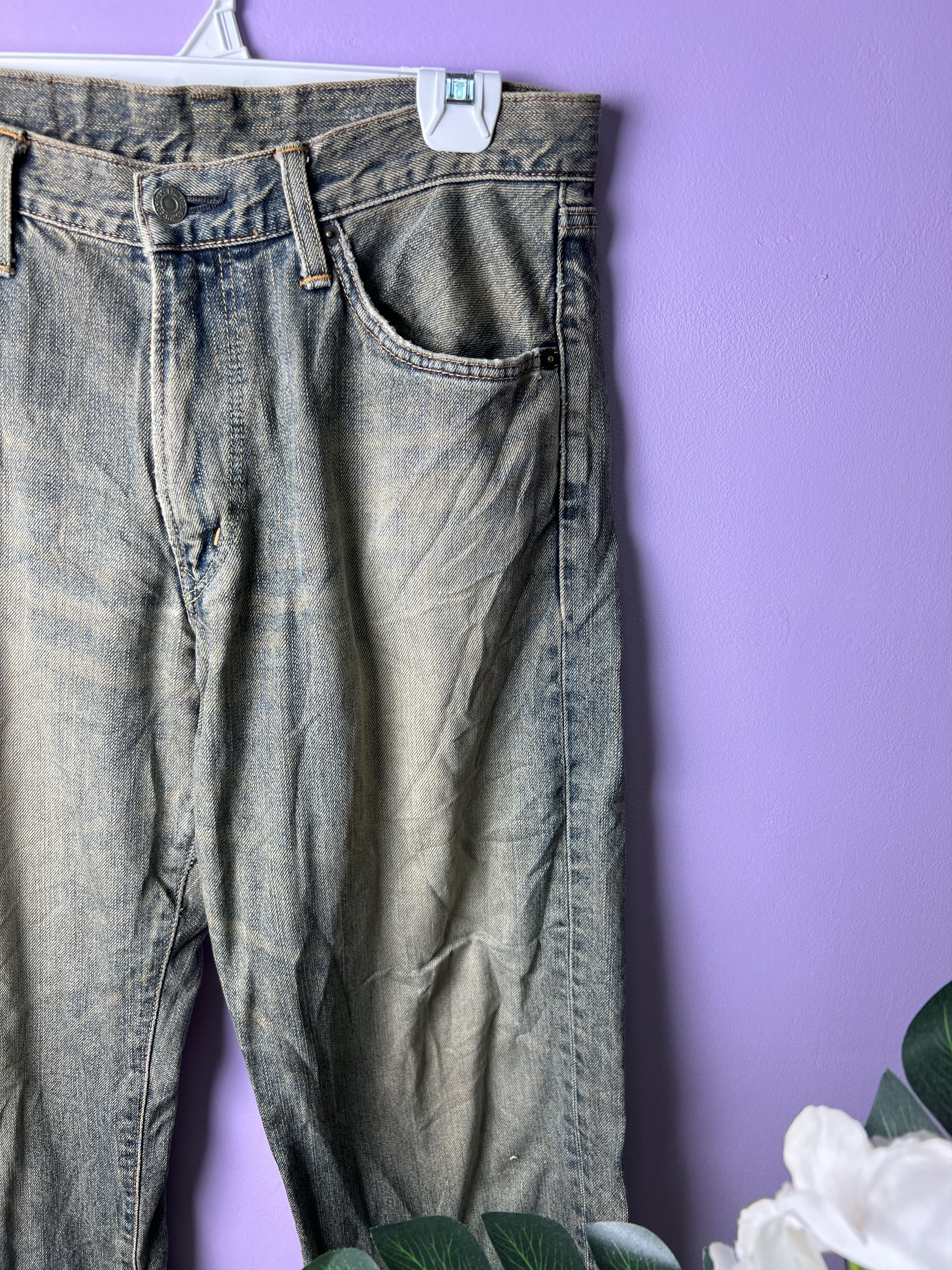 Edwin 🔥Edwin Exclusive Vintage Distressed Denim Size US 31 - 5 Thumbnail
