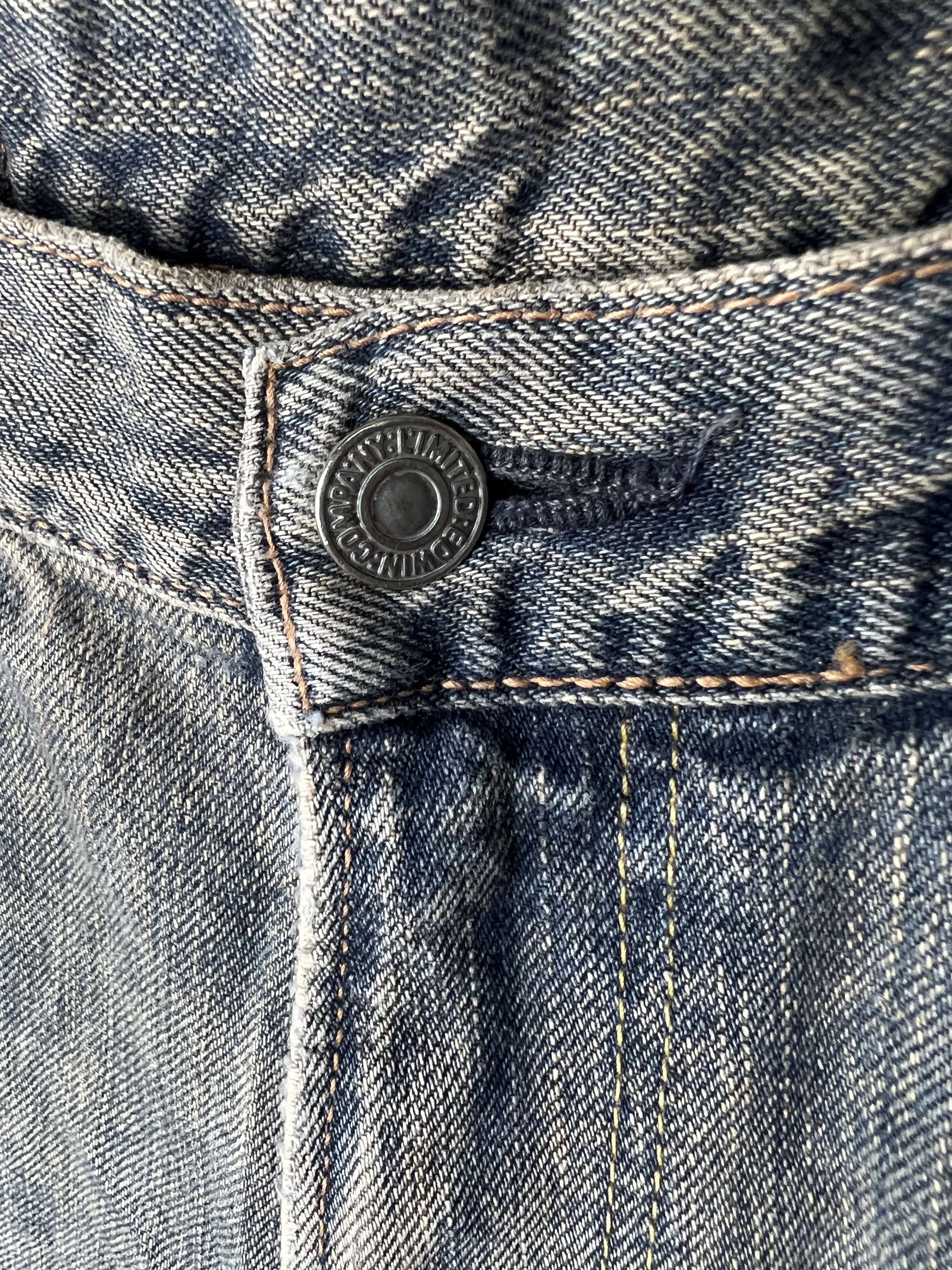Edwin 🔥Edwin Exclusive Vintage Distressed Denim Size US 31 - 11 Thumbnail
