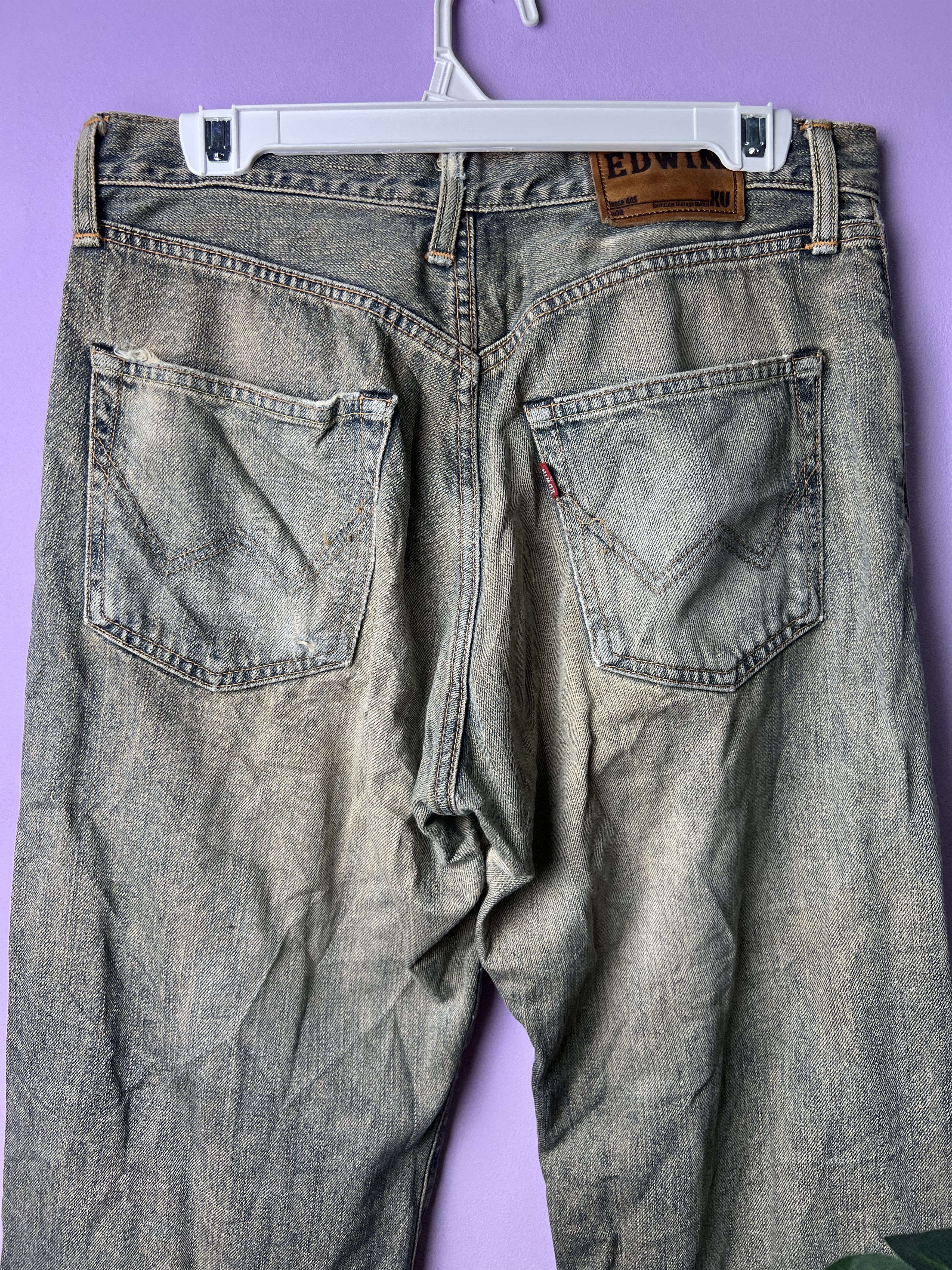 Edwin 🔥Edwin Exclusive Vintage Distressed Denim Size US 31 - 14 Thumbnail
