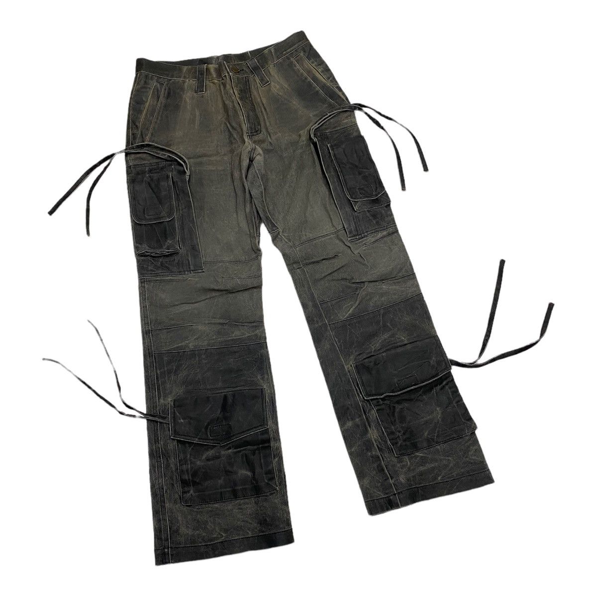 Gaultier Homme Objet × Jean Paul Gaultier ARCHIVE AW08 JEAN PAUL GAULTIER TACTICAL MULTI POCKET CARGO Size US 32 / EU 48 - 7 Thumbnail